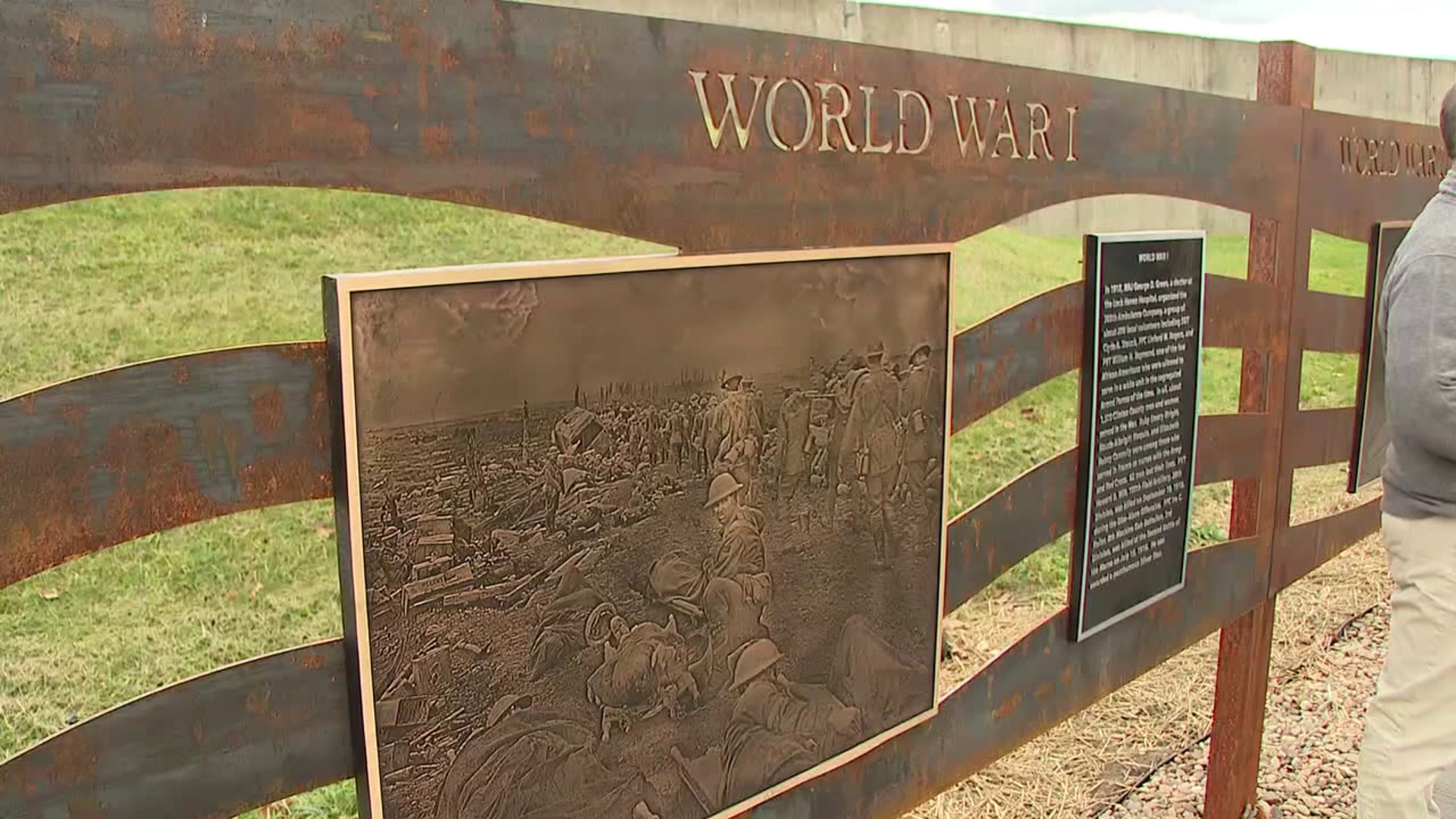 Veterans in Clinton County spent part of their day at a new park created in their honor.