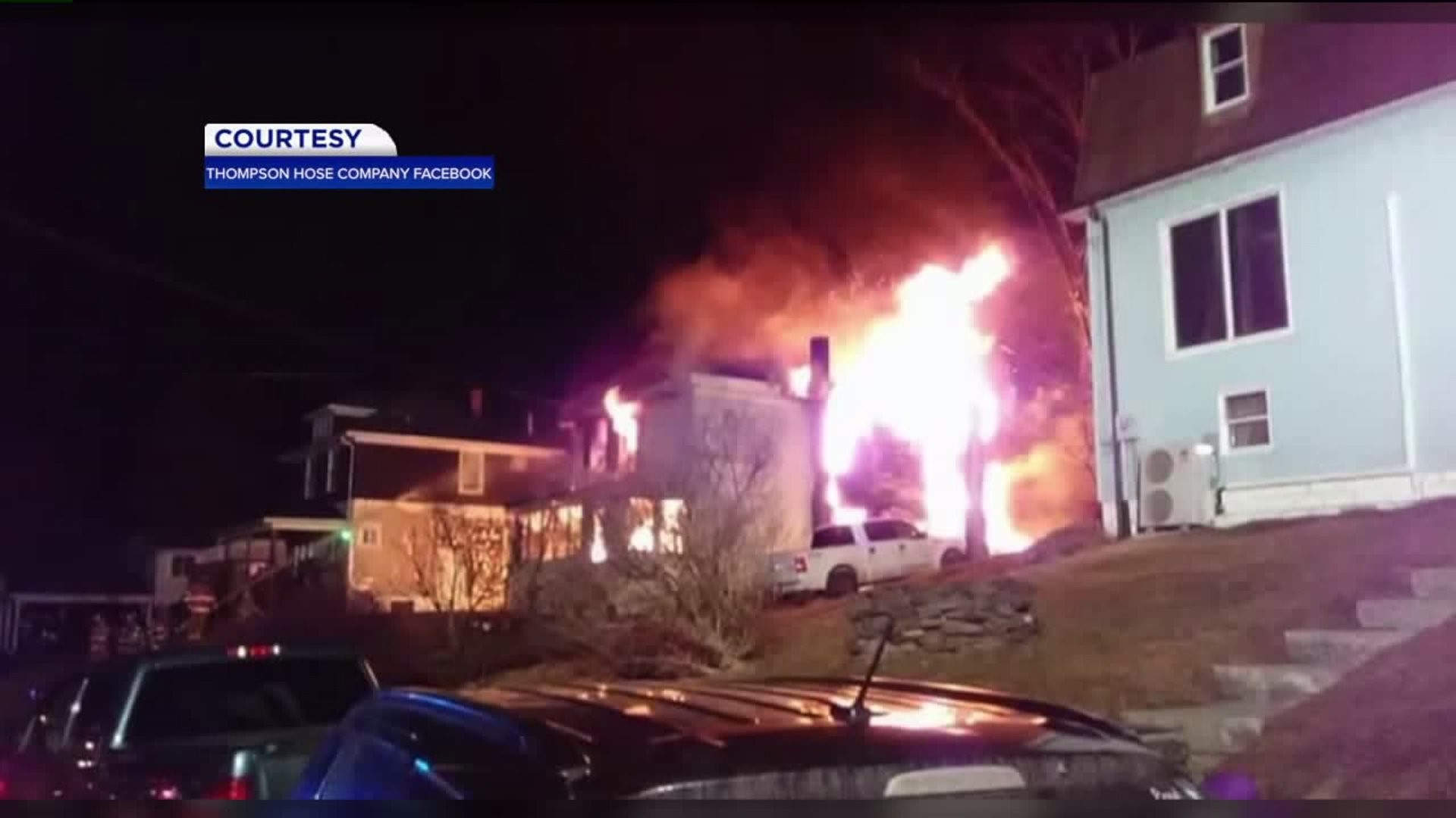 Fire Destroys Home in Susquehanna County