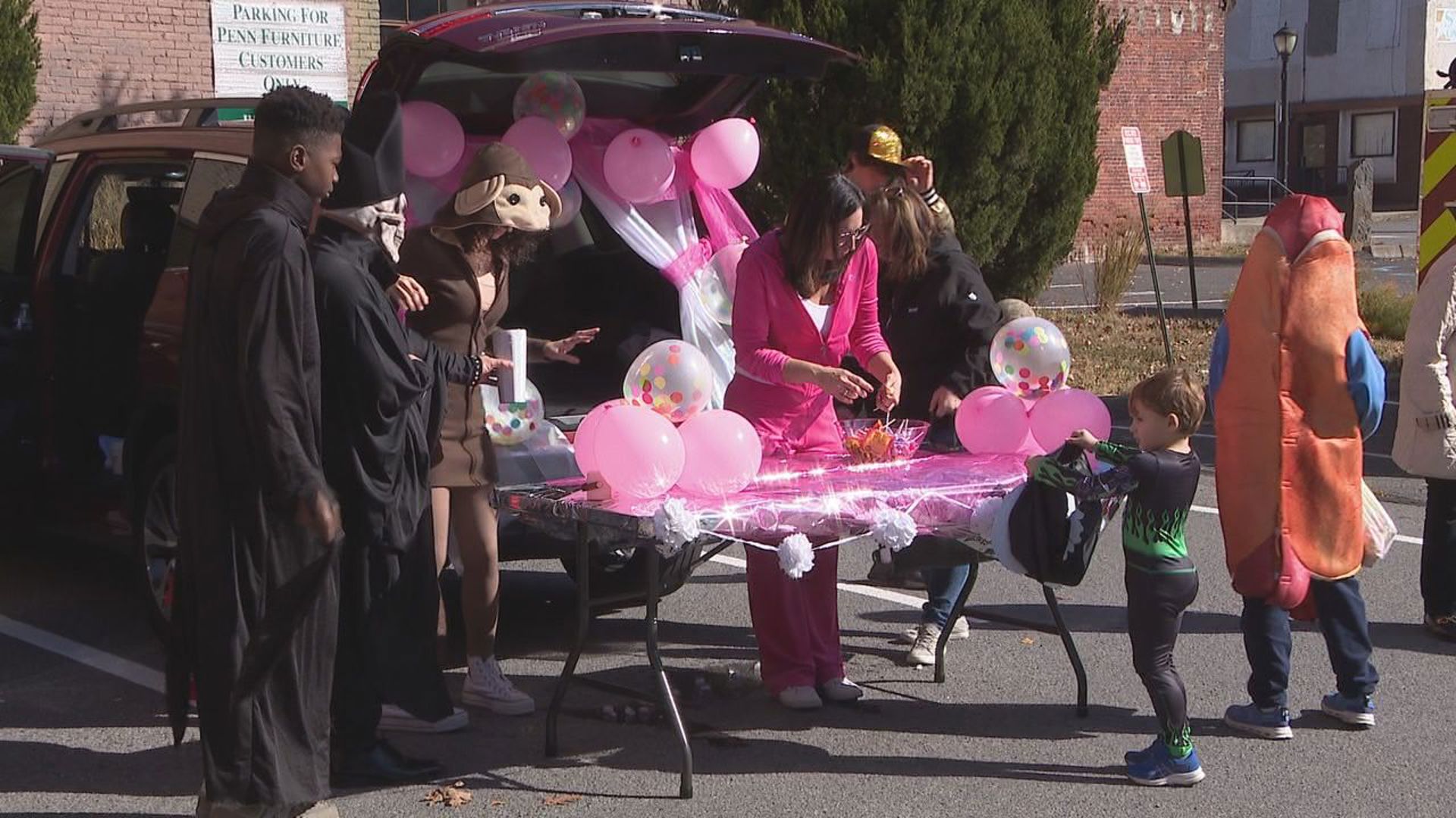 Penn Furniture hosted a trunk or treat event on Sunday afternoon.