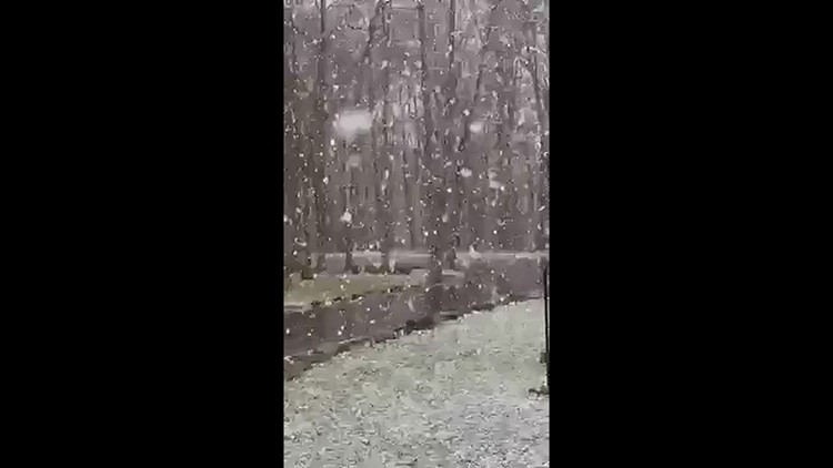 Snow in Gouldsboro, PA