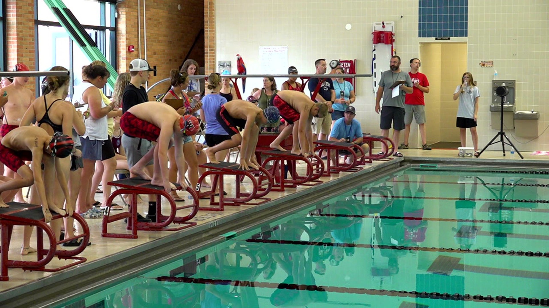 Competitive swimmers traveled to Lycoming County for a swimming invitational that was a little out of the ordinary.