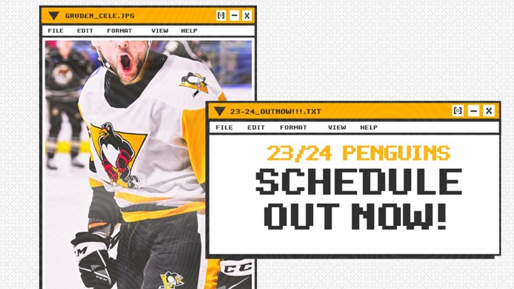 2023-24 Pittsburgh Penguins Schedule - NHL 