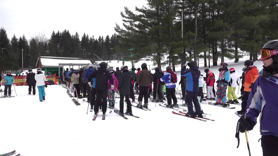 Ski resorts busy during holiday weekend