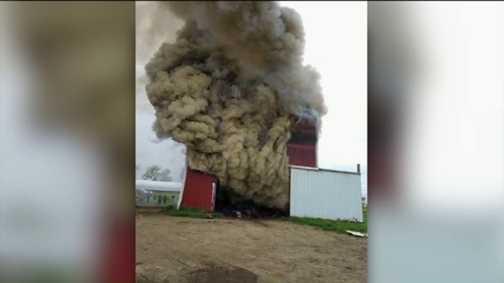 Tobacco Drying Barn Burns in Northumberland County