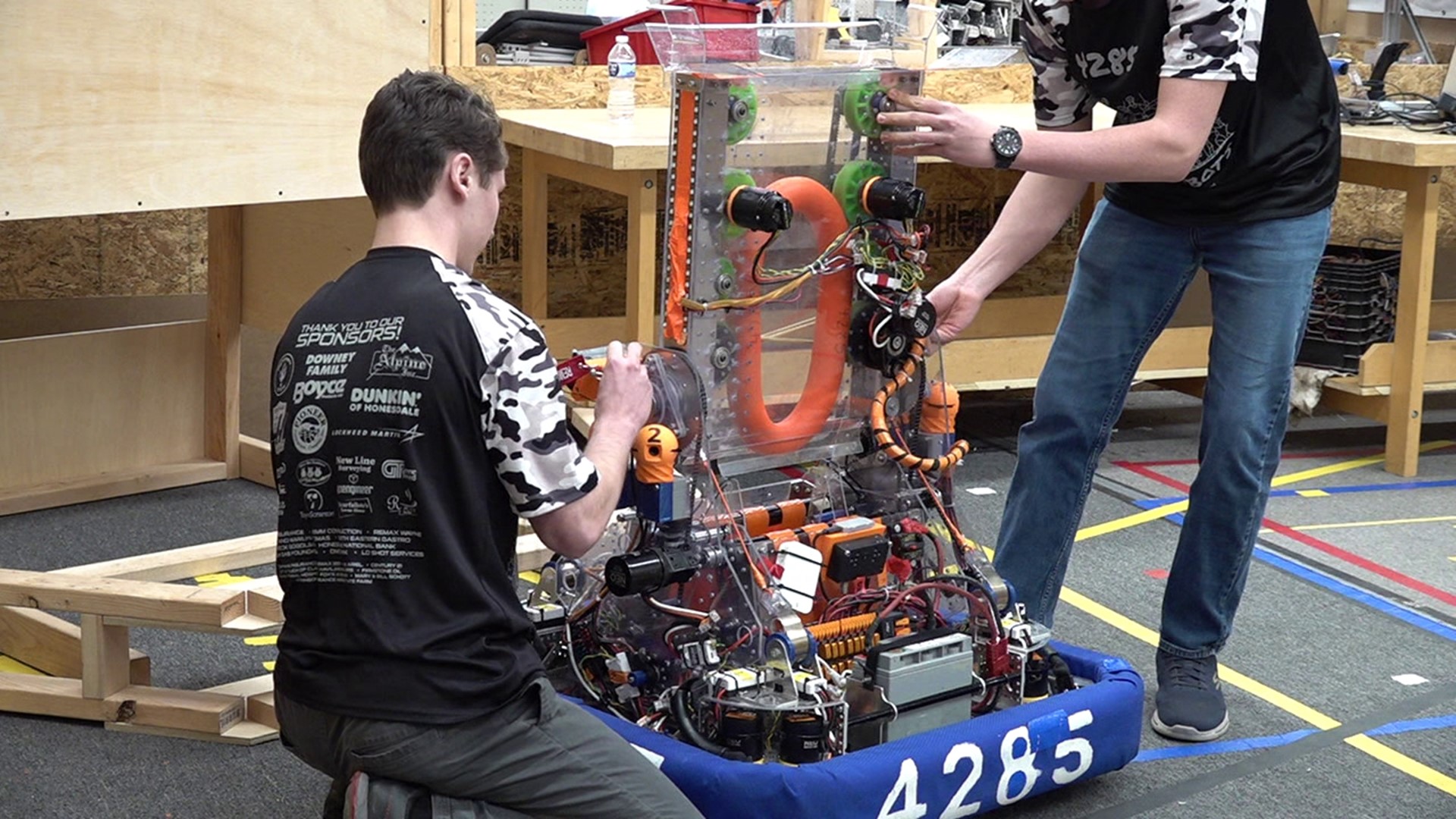 A robotics team from Western Wayne and Honesdale is headed to a world championship.