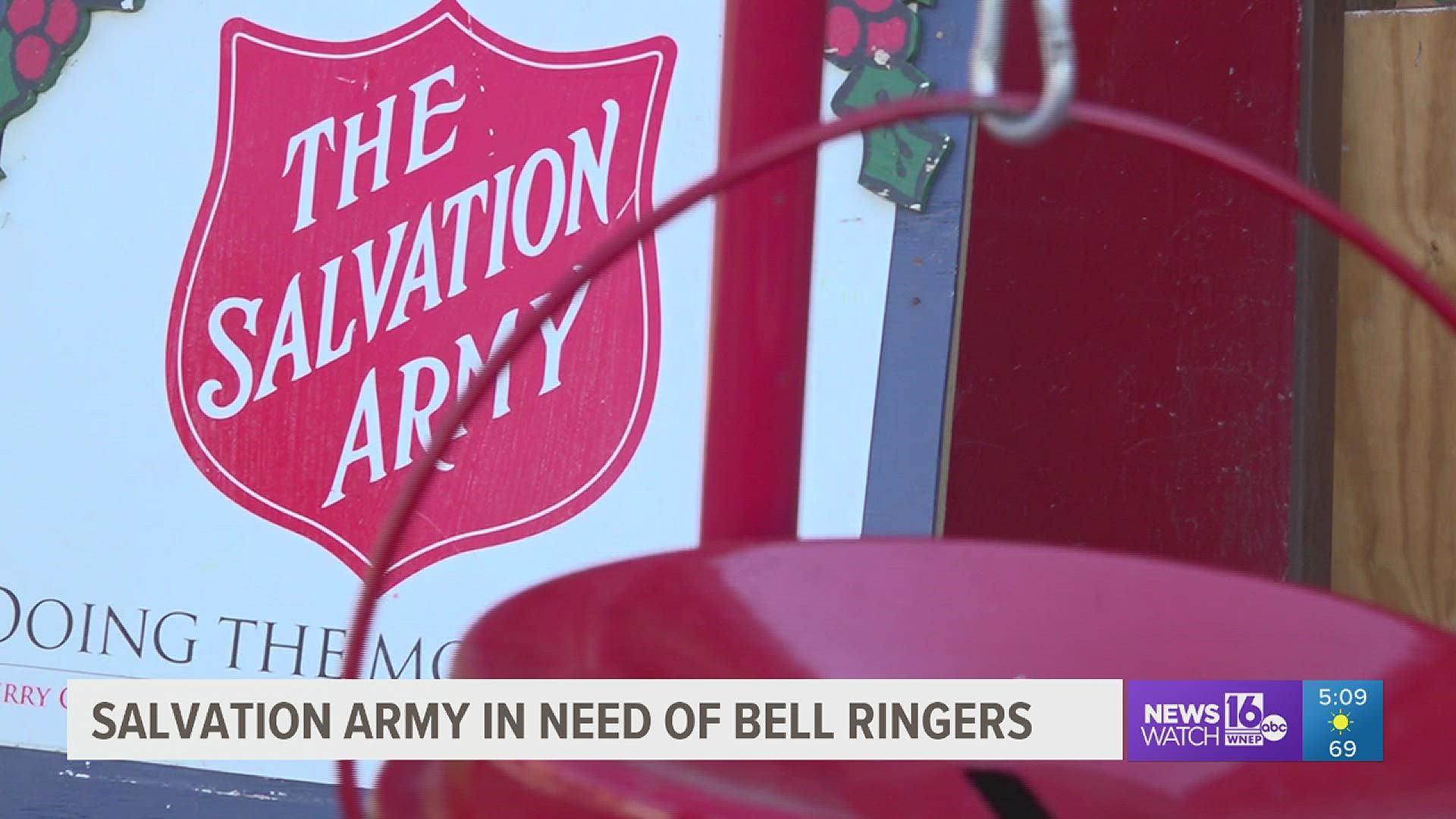 With the holiday season comes the Salvation Army's Red Kettle Campaign.  The Salvation Army of Berwick is in need of bell ringers.
