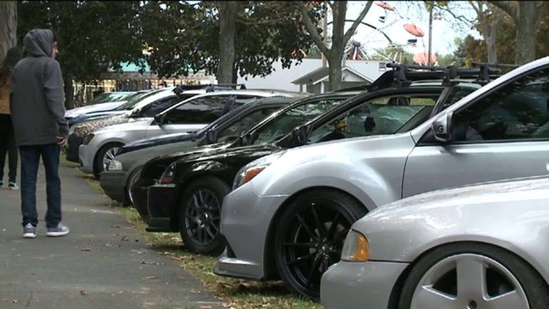 Cars on Display in the Poconos