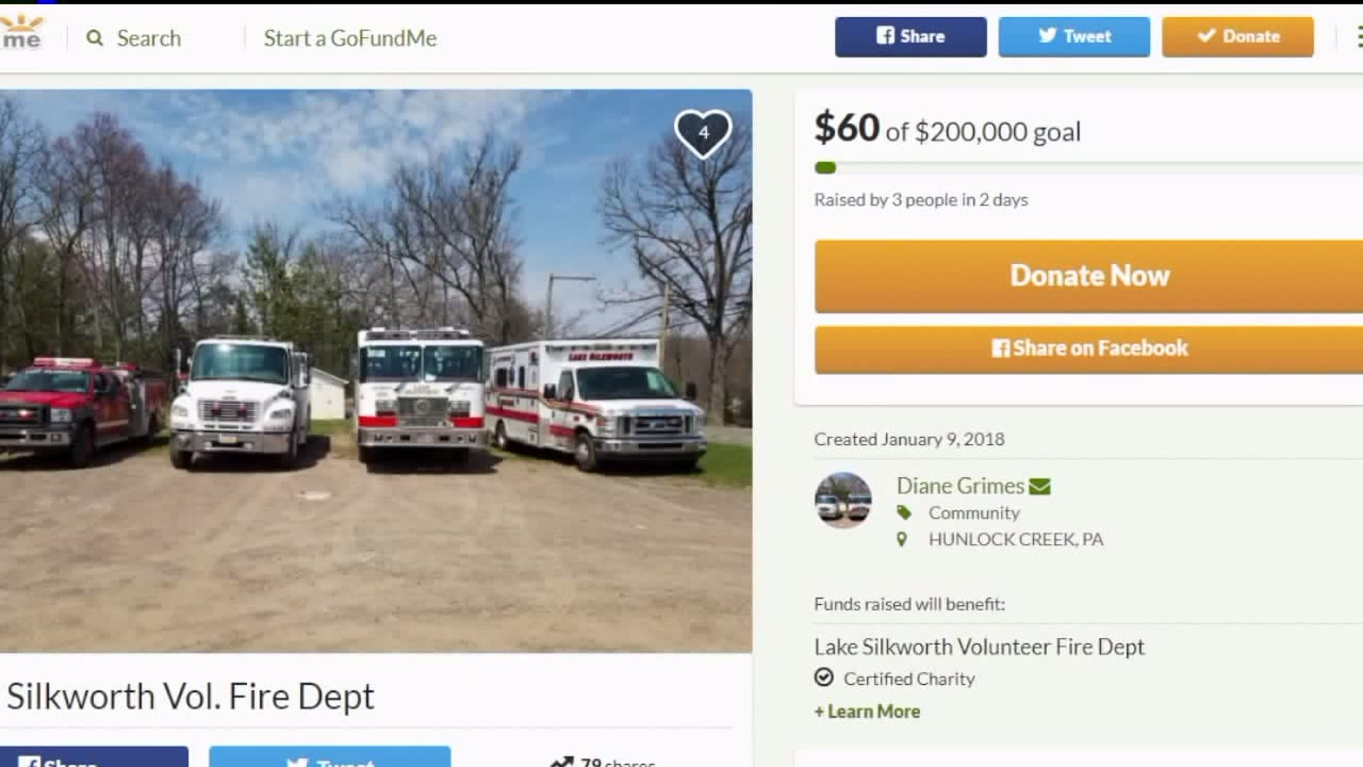 Fire Department in Need of New Building Raising Money on GoFundMe