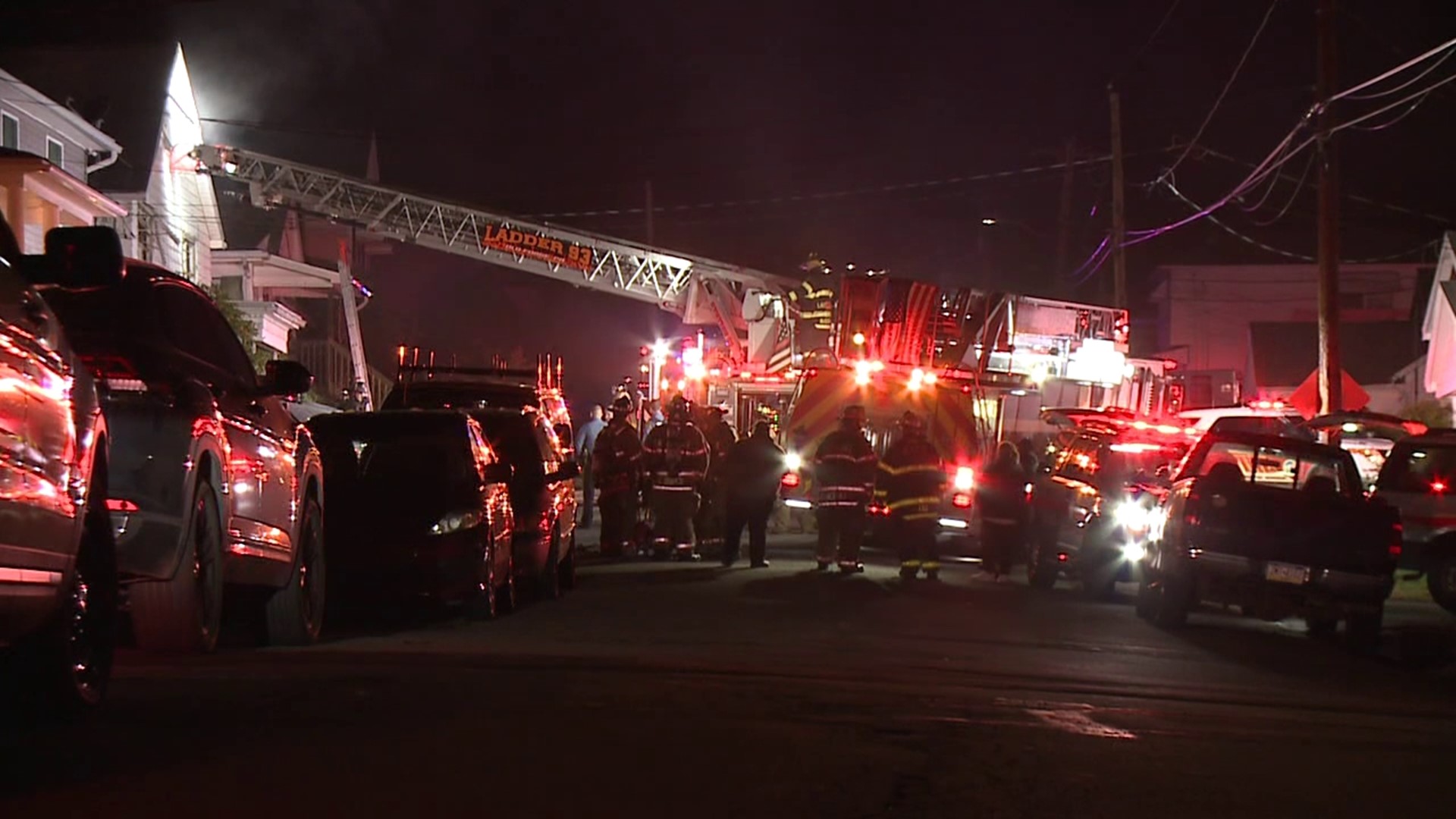 Flames broke out just before 8 p.m. along Bennett Street in the borough.