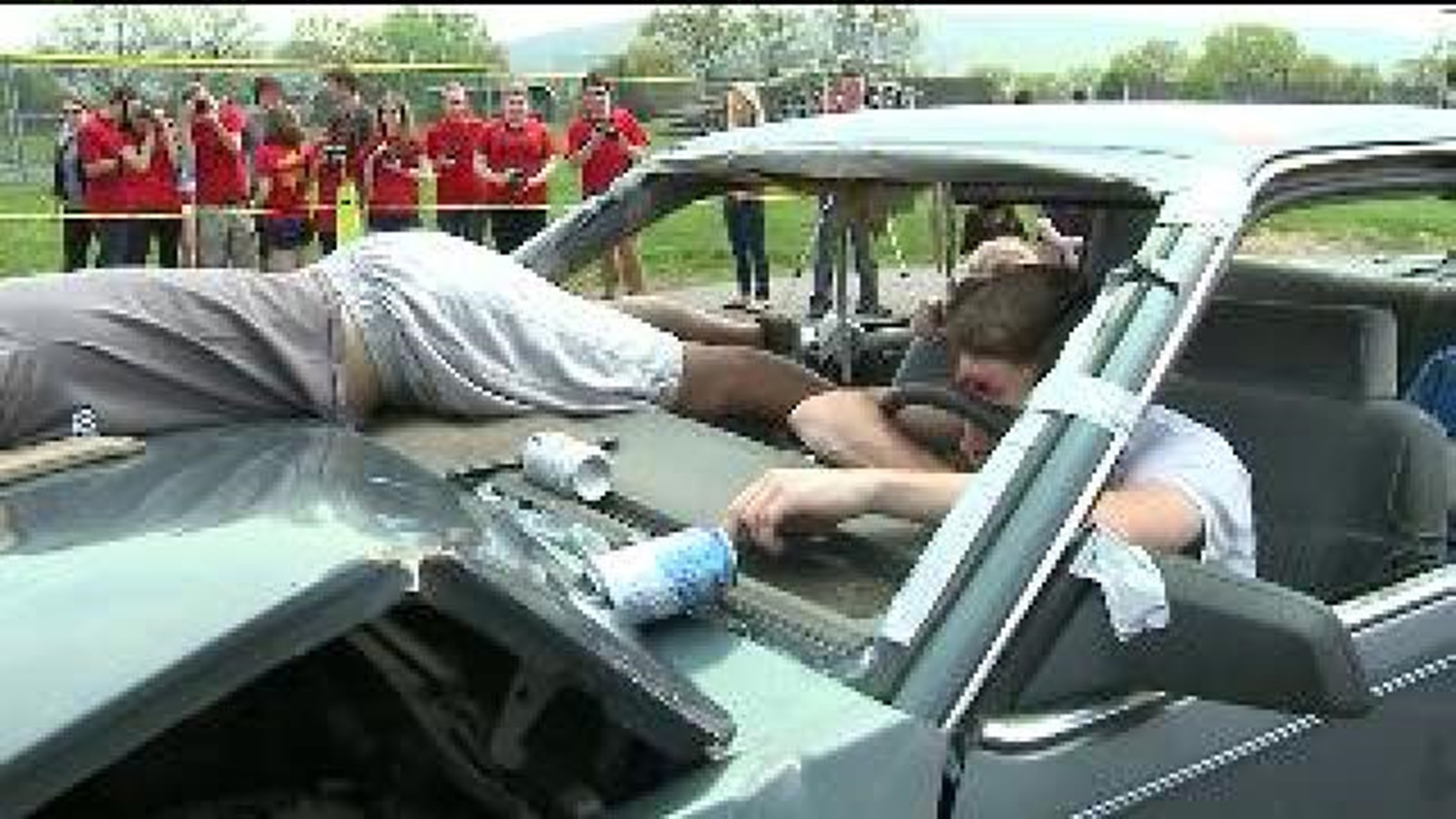 Mock Crash Teaches Students About Dangers of Drunk Driving