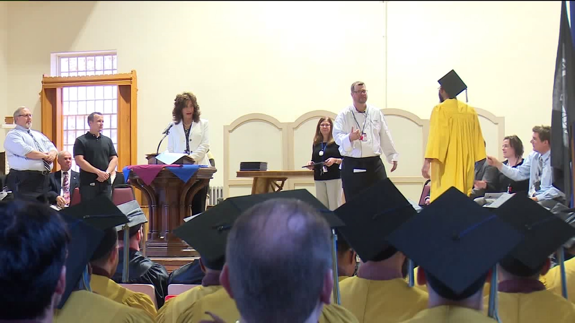 Graduation Ceremony for Inmates at SCI Waymart