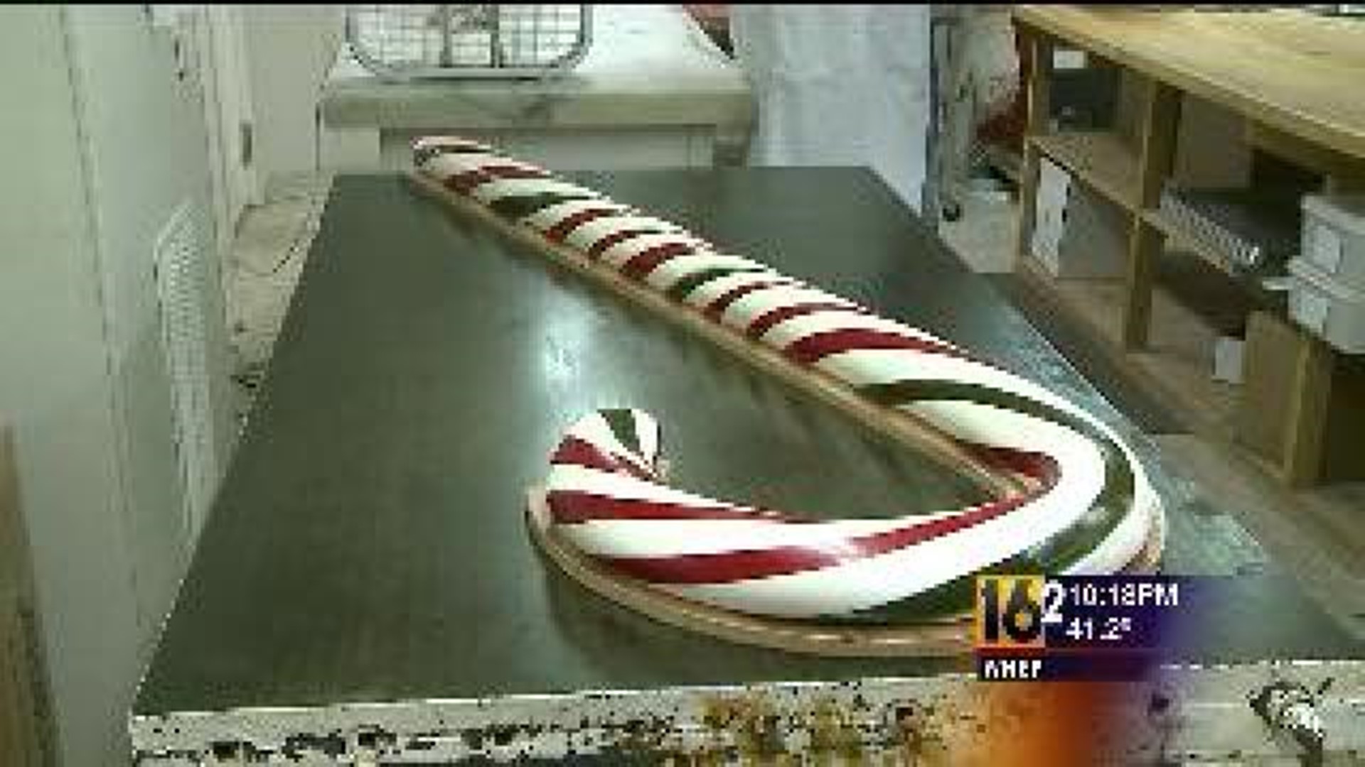 Union County’s Sweetest Treat, A Giant Candy Cane