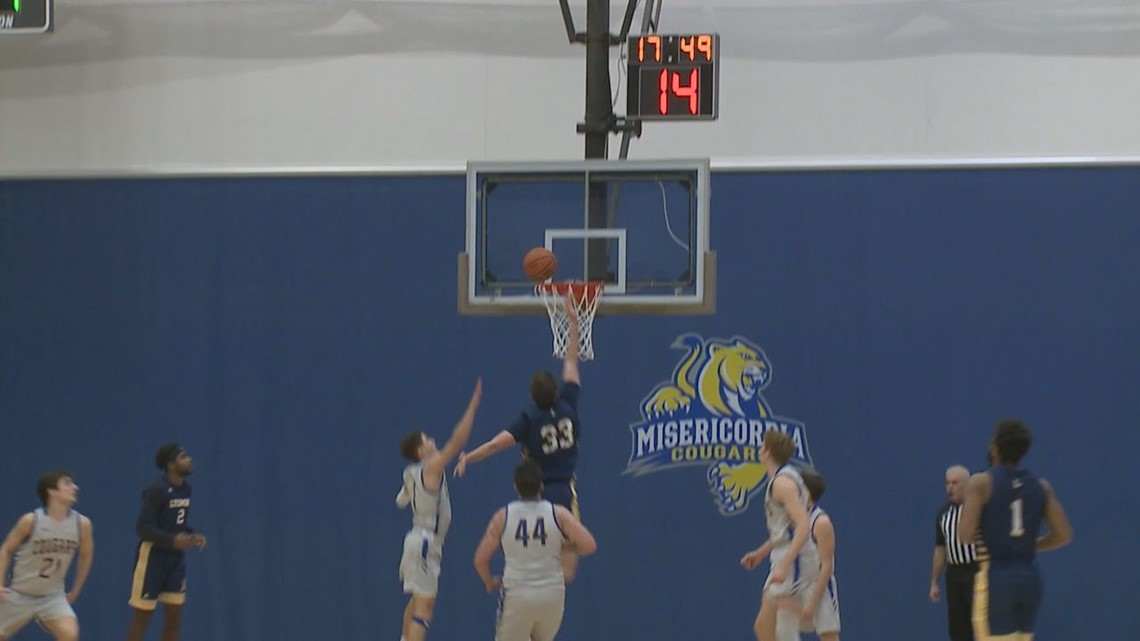 Locals Shine as Lycoming Tops Misericordia 88-81 in Men's Basketball