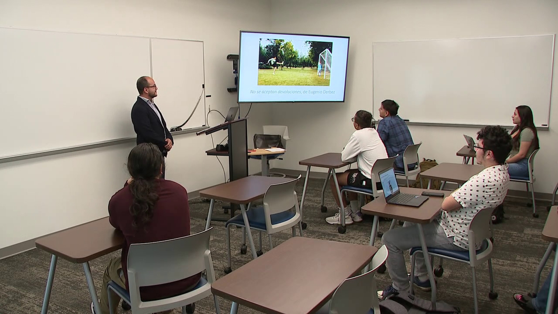 Two teachers at Lycoming College in Williamsport are pioneering change on campus by using their Hispanic heritage to teach students about culture and history.