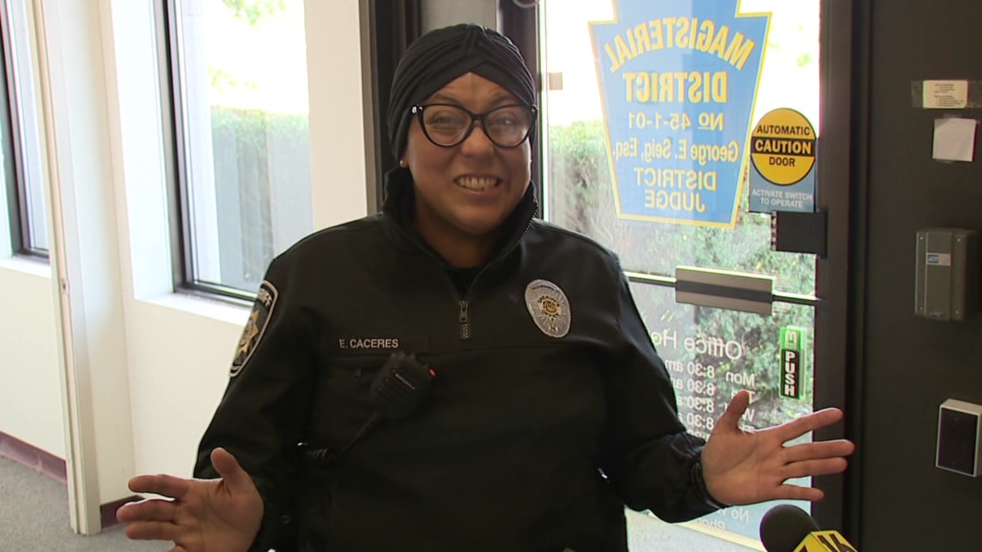 Newswatch 16's Courtney Harrison introduces us to Officer Liz Caceres, who goes above and beyond the call of duty to translate in sometimes stressful situations.