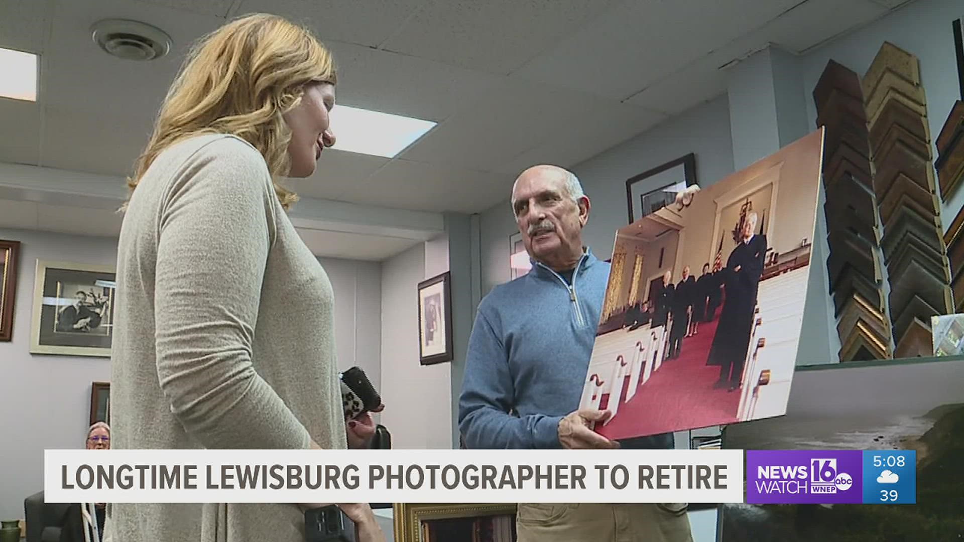 John Gardner has been a photographer and owner of the Lewisburg Studio for more than 40 years, but he is soon retiring.