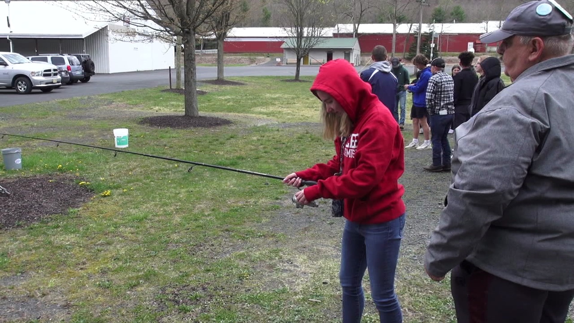 High school students in Schuylkill County spent their day out of the classroom and in the great outdoors.