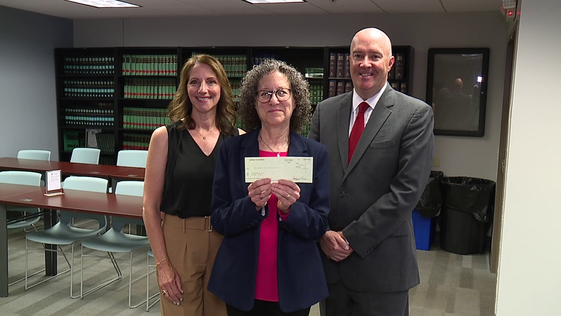 An organization that helps provide free legal services in Lackawanna County received a $2,300 donation Friday.