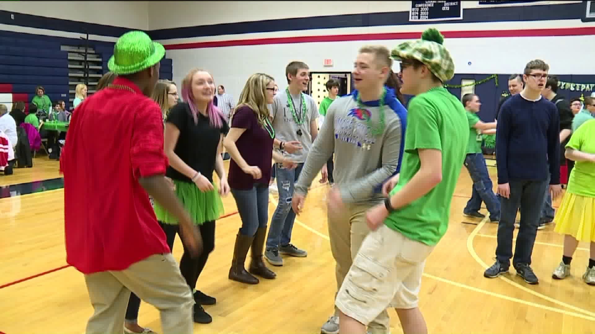 Life Skills Class Hosts St. Patrick`s Day Dance