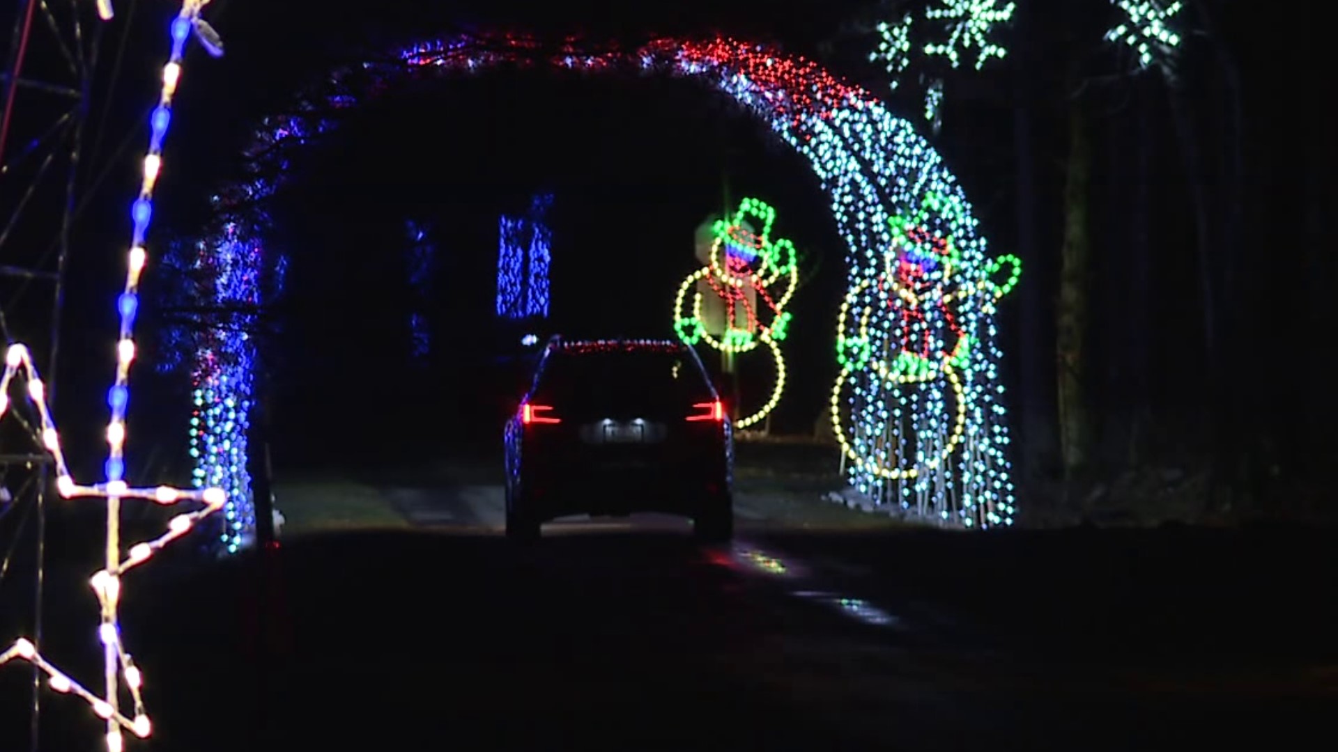 Sunday night was the final night for the drive-through holiday light display at Mauch Chunk Lake Park in Jim Thorpe.