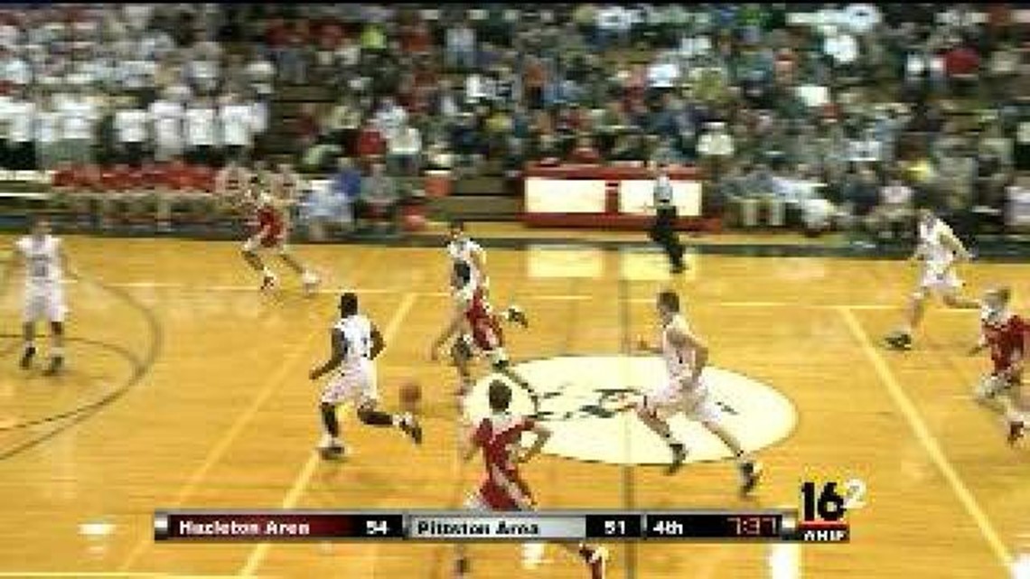 #6 Hazleton Area vs Pittston Area Basketball | wnep.com