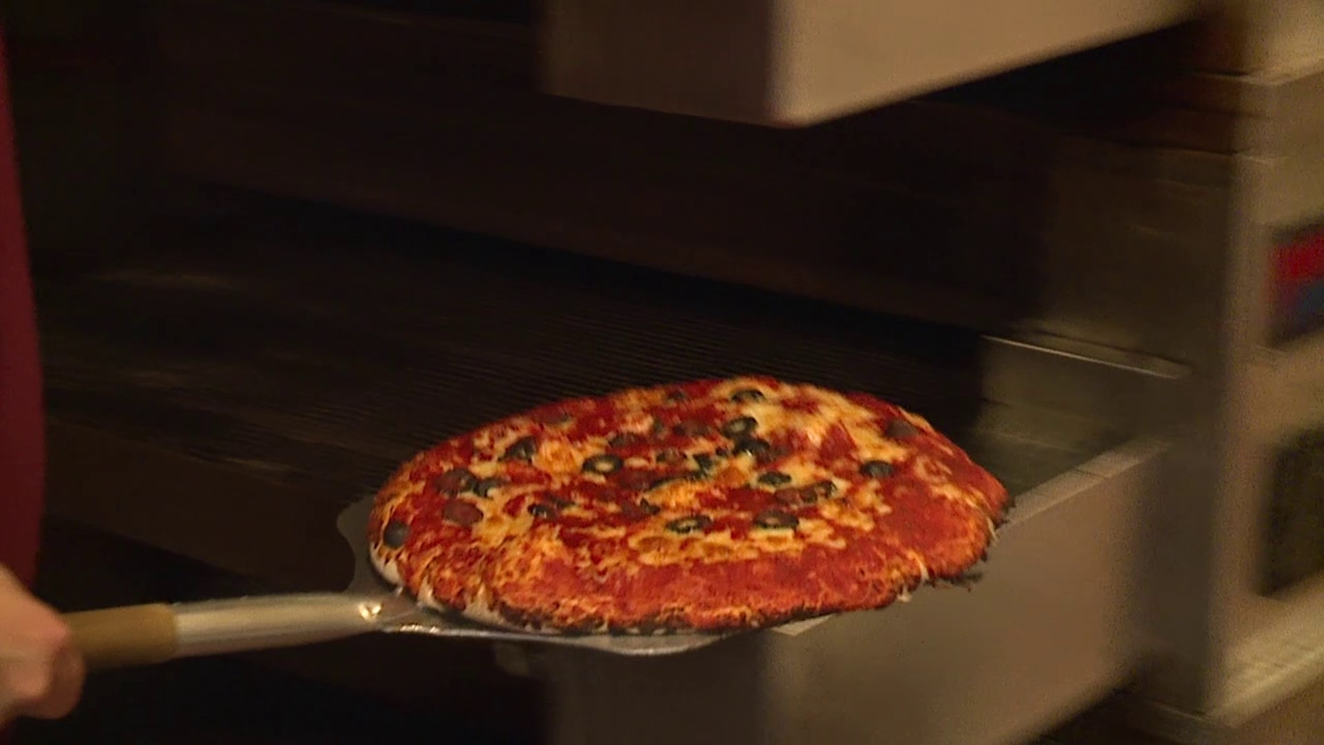 Sabatini's Pizza along Wyoming Avenue in Exeter expects a steady flow of business on Super Bowl Sunday, with people coming in to fill their bellies for the big game.