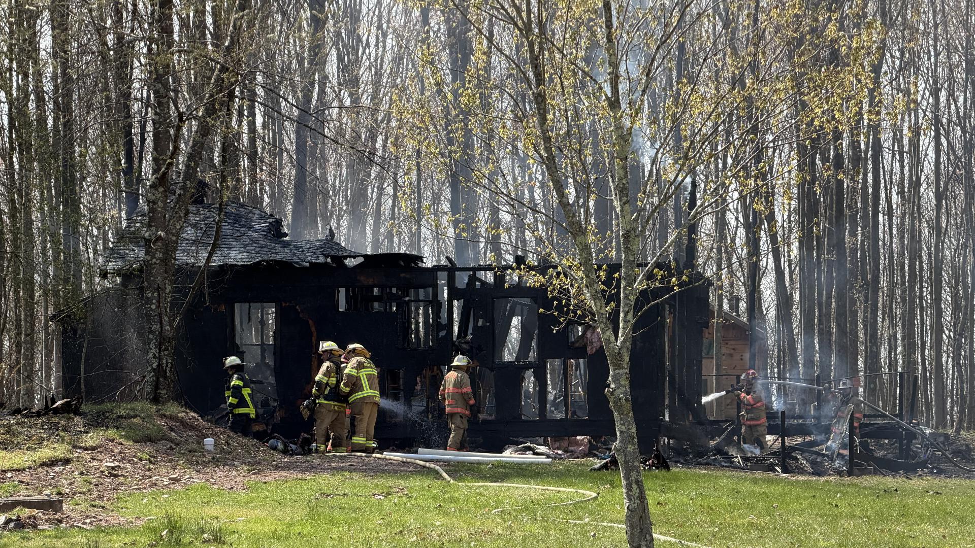 Flames destroy home in Lackawanna County | wnep.com
