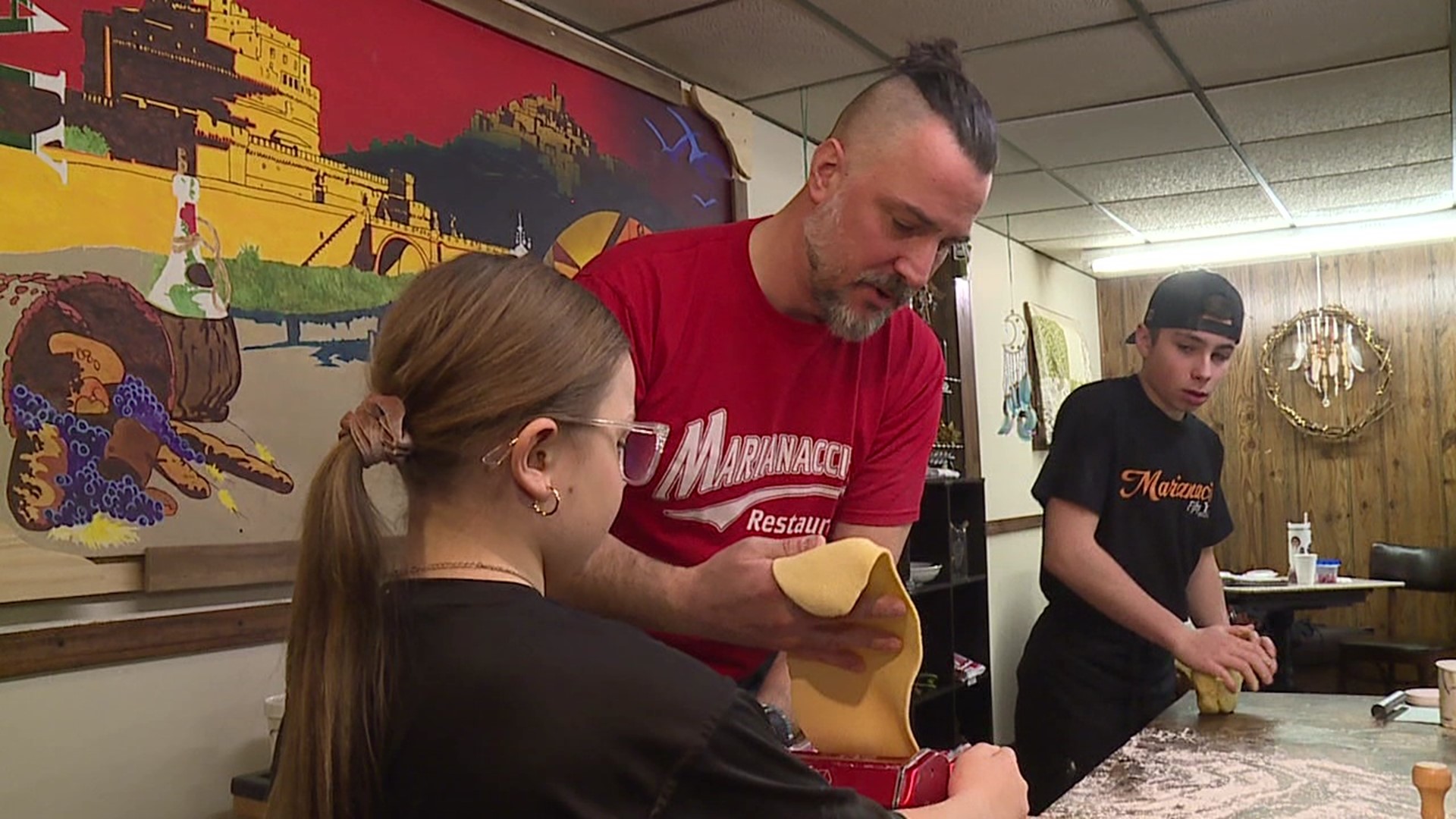 Pasta is being cranked out by hand, as it has for generations at Marianacci's Restaurant in West Wyoming. Now, you have a chance to learn the secret recipe.