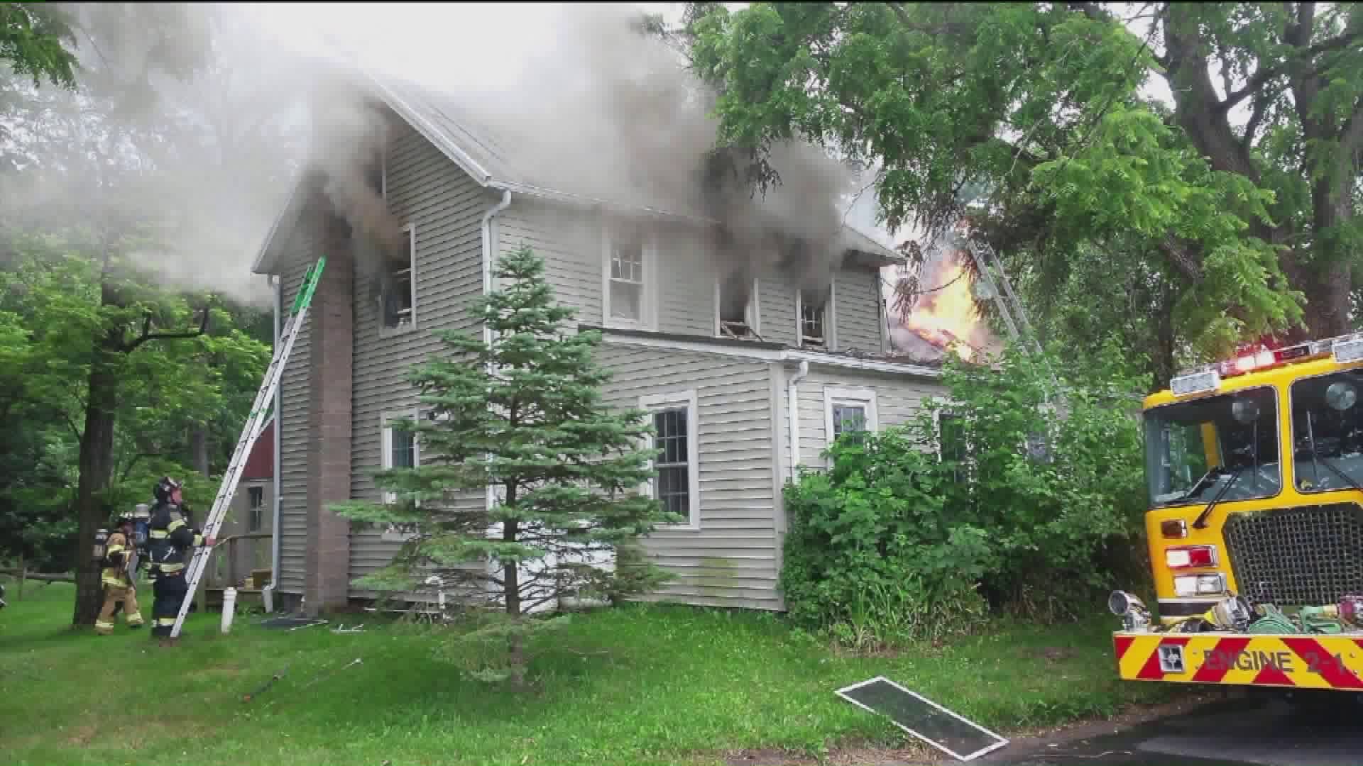 Fire Damages Home in Union County