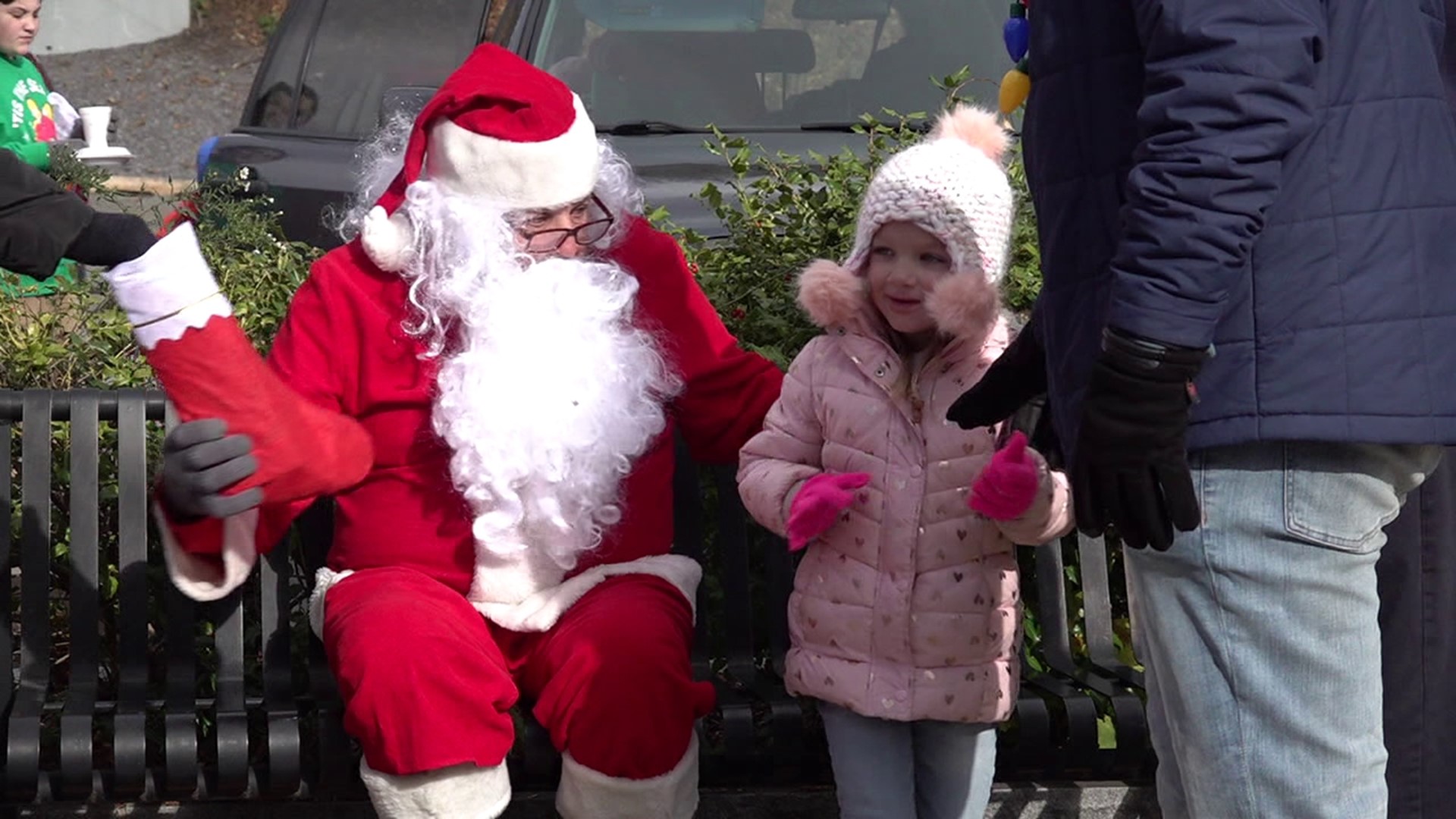 Santa Claus was back in Scranton Sunday, kicking off the holiday season for Scranton's Santa on the Square.