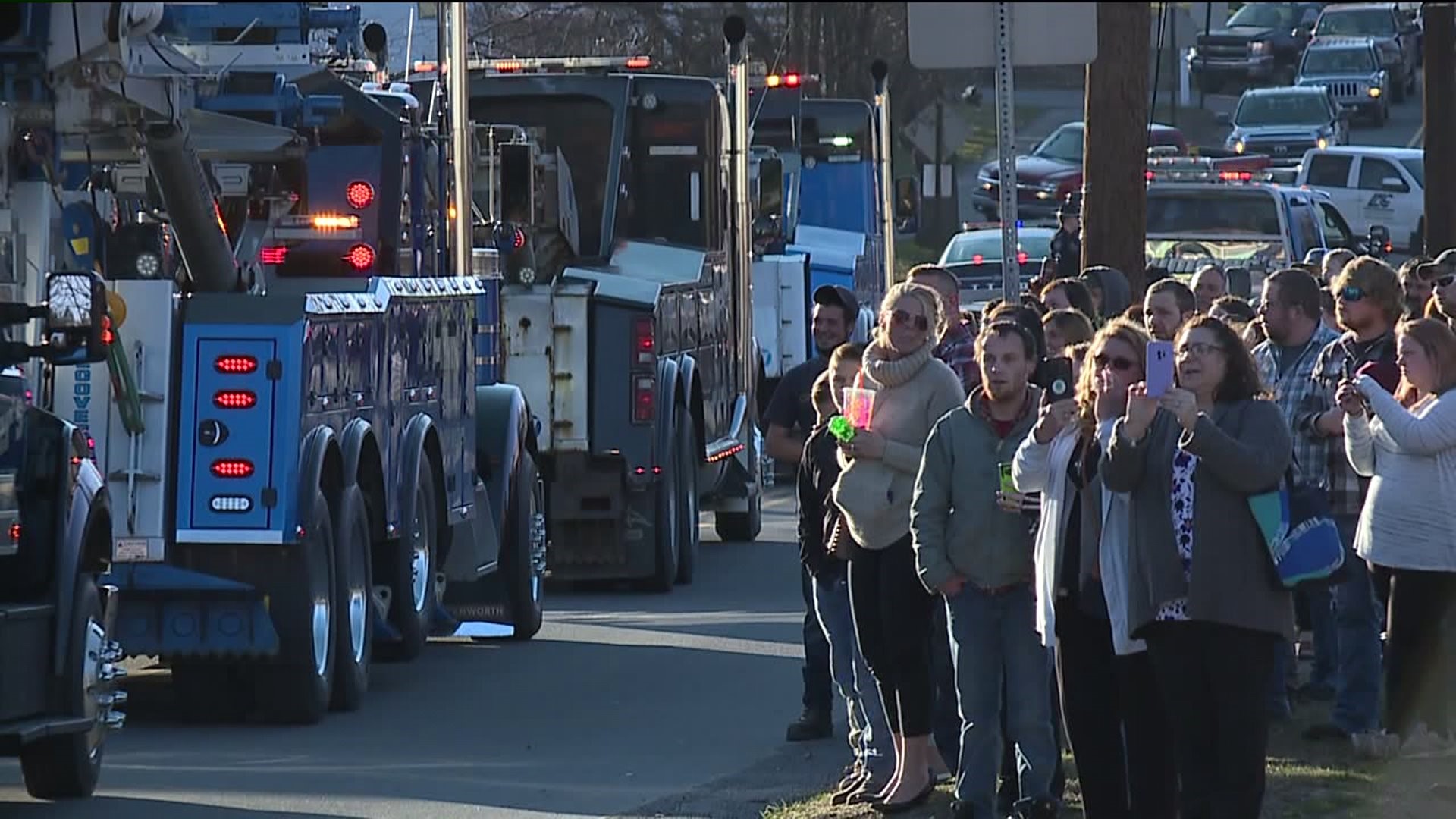 Touching Tribute: Tow Truck Drivers Remember One of Their Own