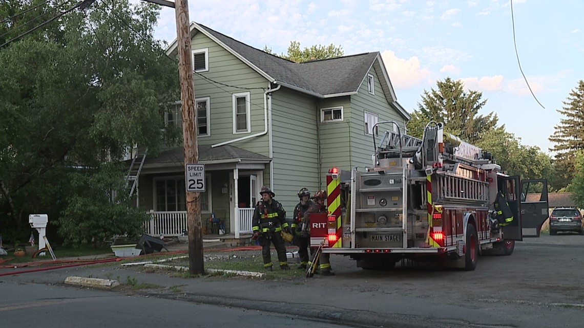 House on North Main Avenue in Scranton catches fire