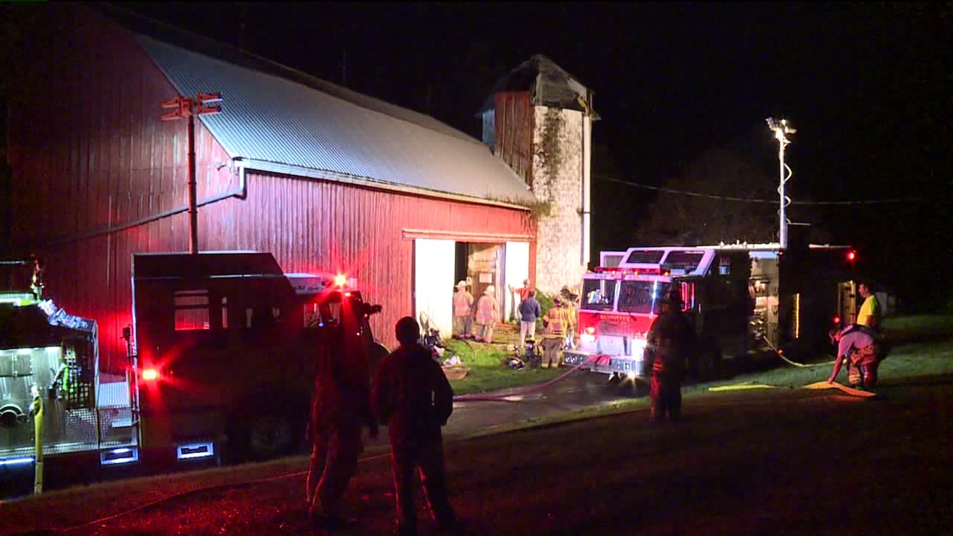 Fire Damages Inventory at Wyoming County Barn