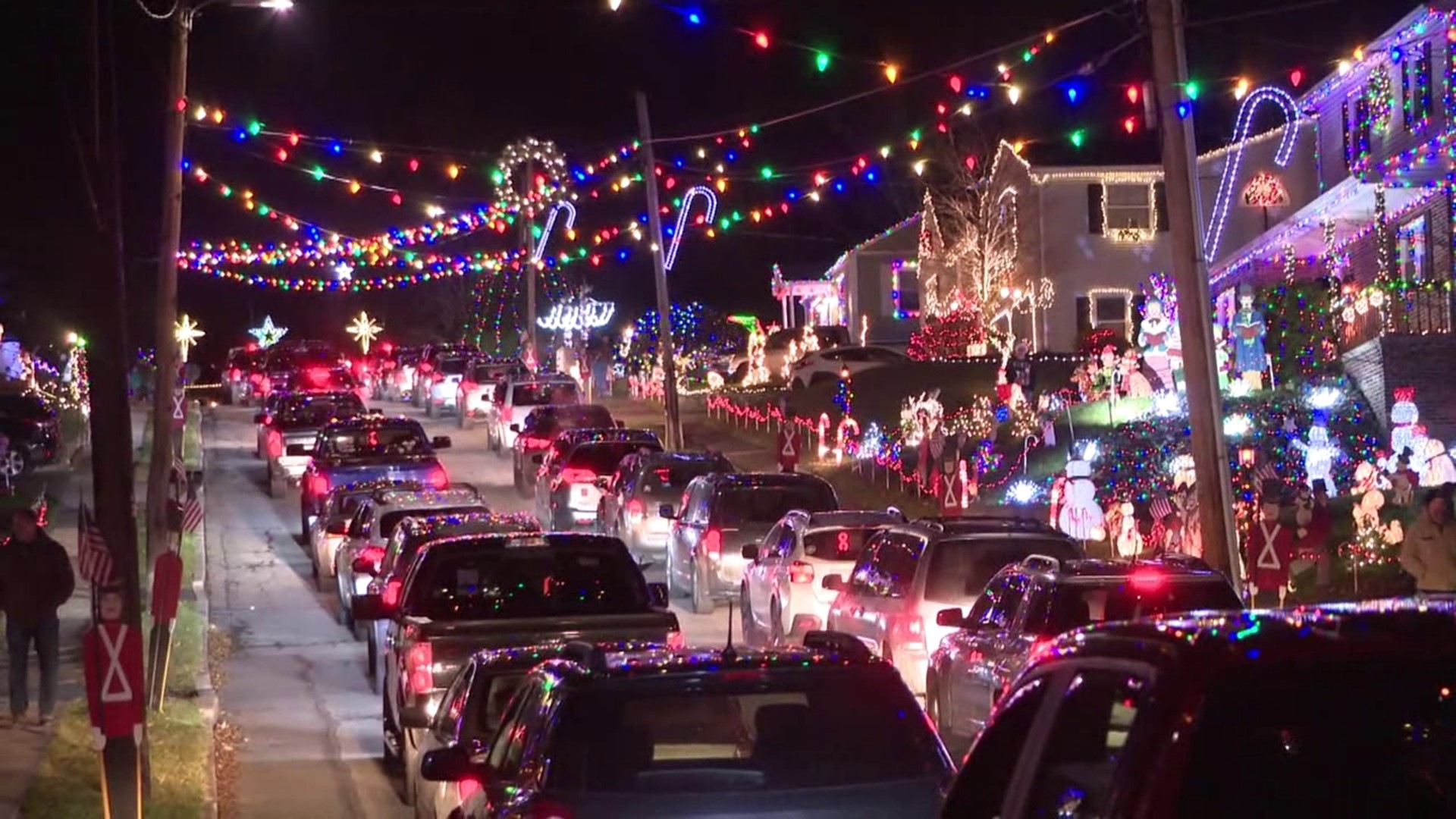 A decades-long neighborhood Christmas display is spreading cheer to hundreds in Duboistown.