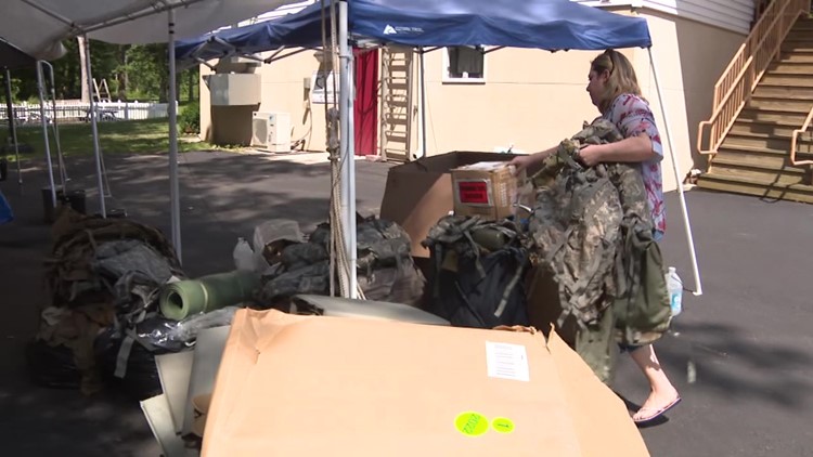 Carbon County woman donates military supplies to Ukraine