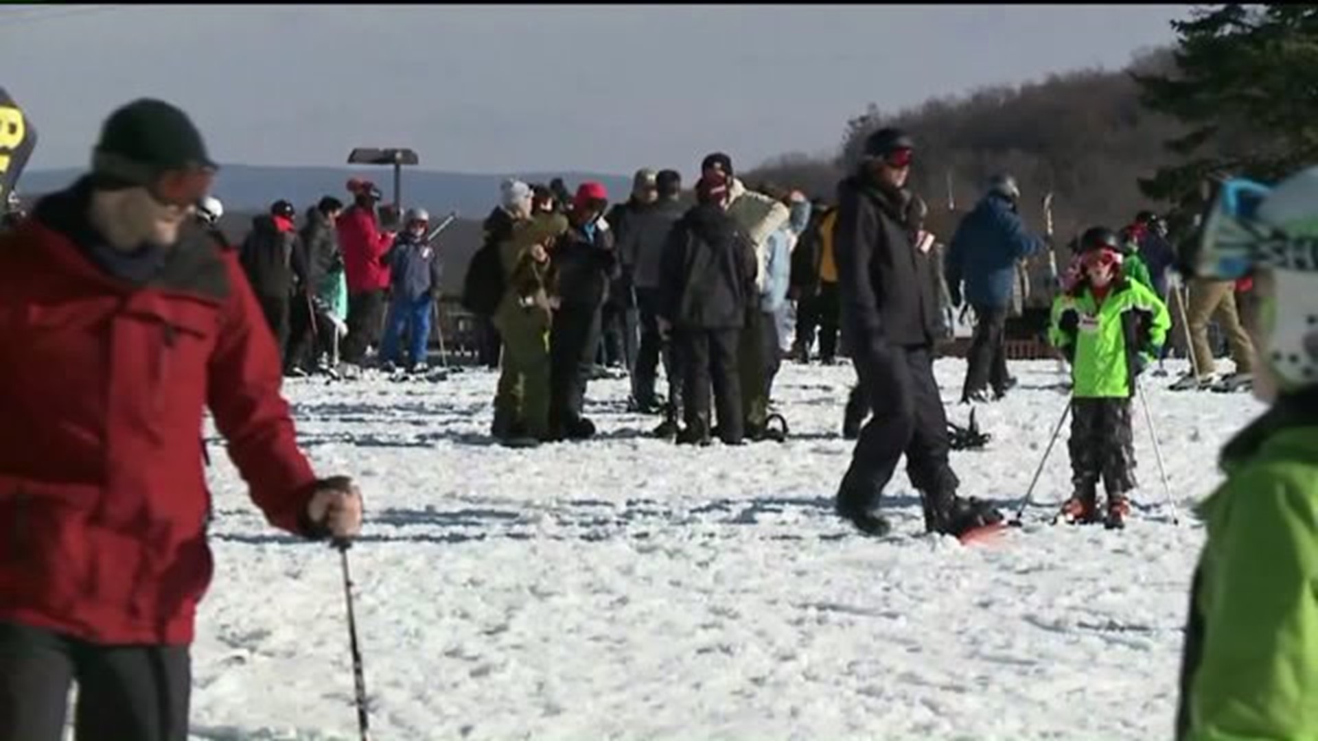 Skiers Embrace Warm Weather on Slopes