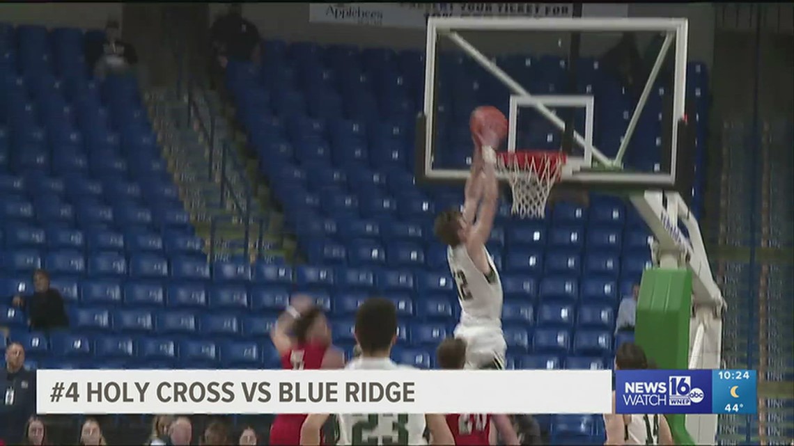 #4 Holy Cross Defeats Blue Ridge 73-42 For The 