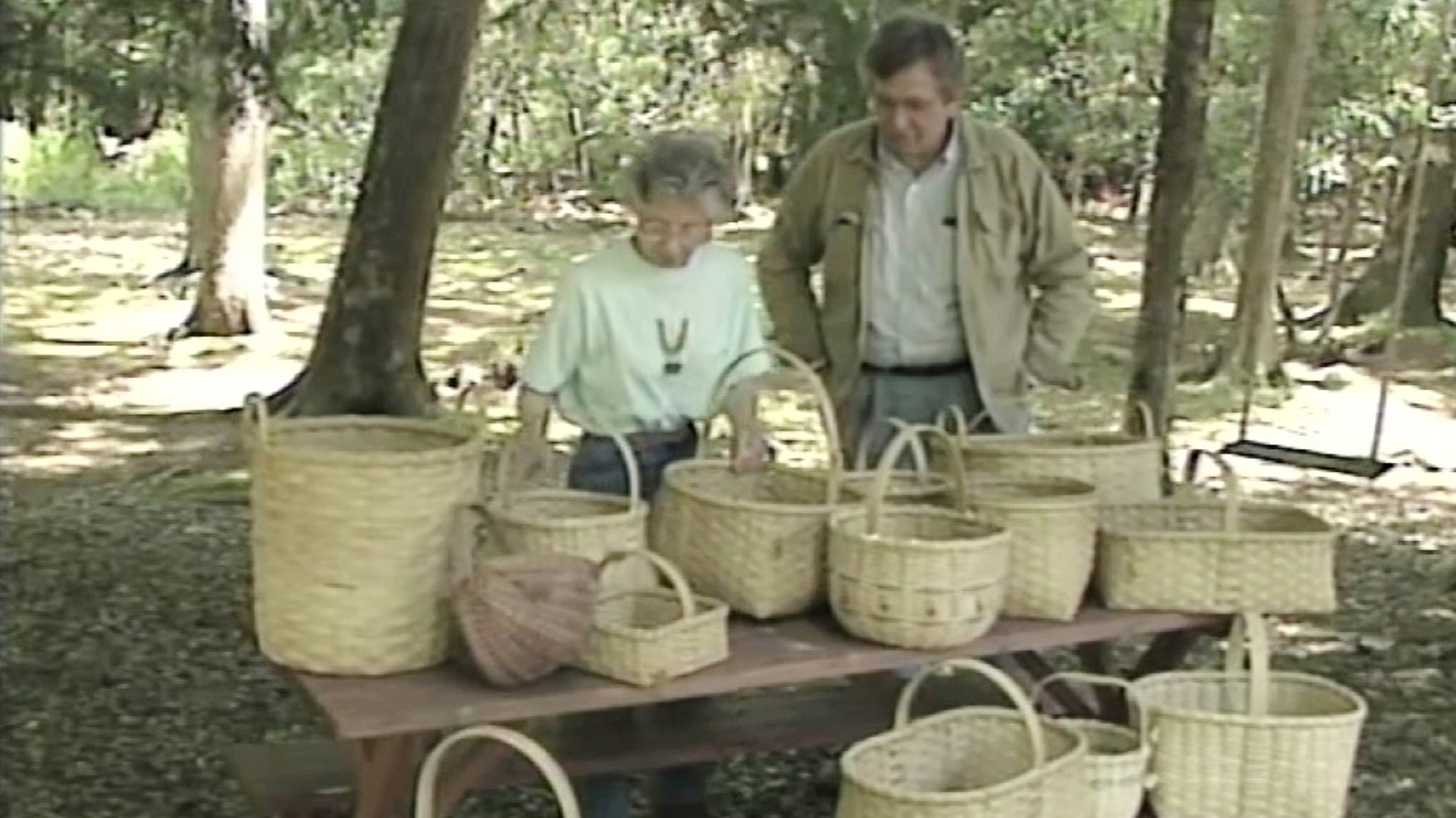 It's something that was created out of necessity and blossomed into an art form. We're talking about basket making and someone who mastered that art.