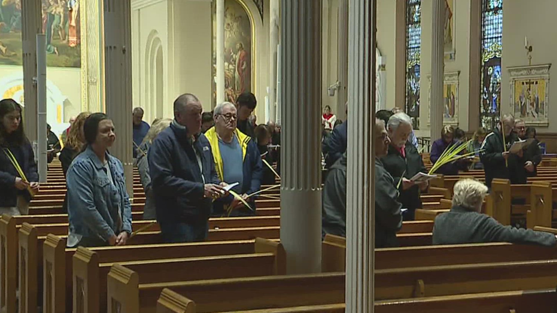 The faithful across our area and around the world celebrated Palm Sunday. Newswatch 16 caught up with churchgoers in Scranton.
