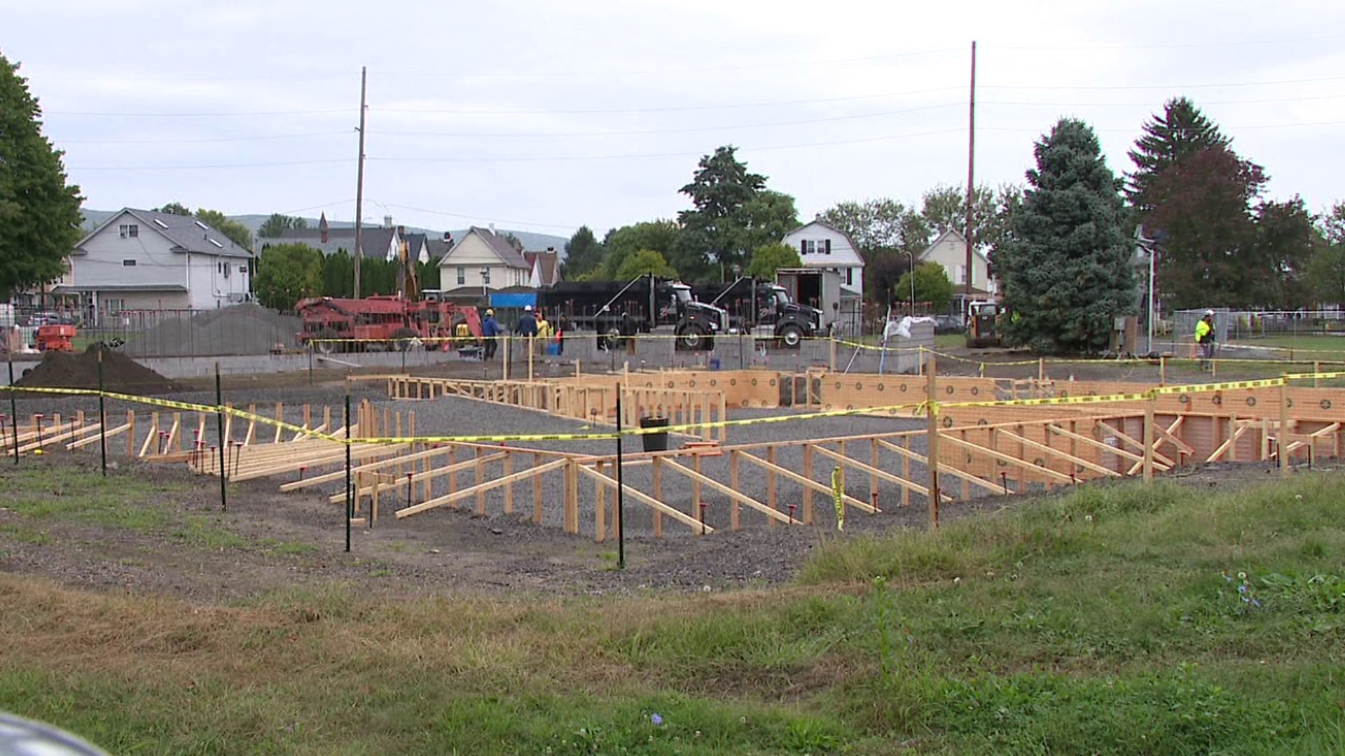 Construction and site prep for pools have begun at several city parks across Scranton.