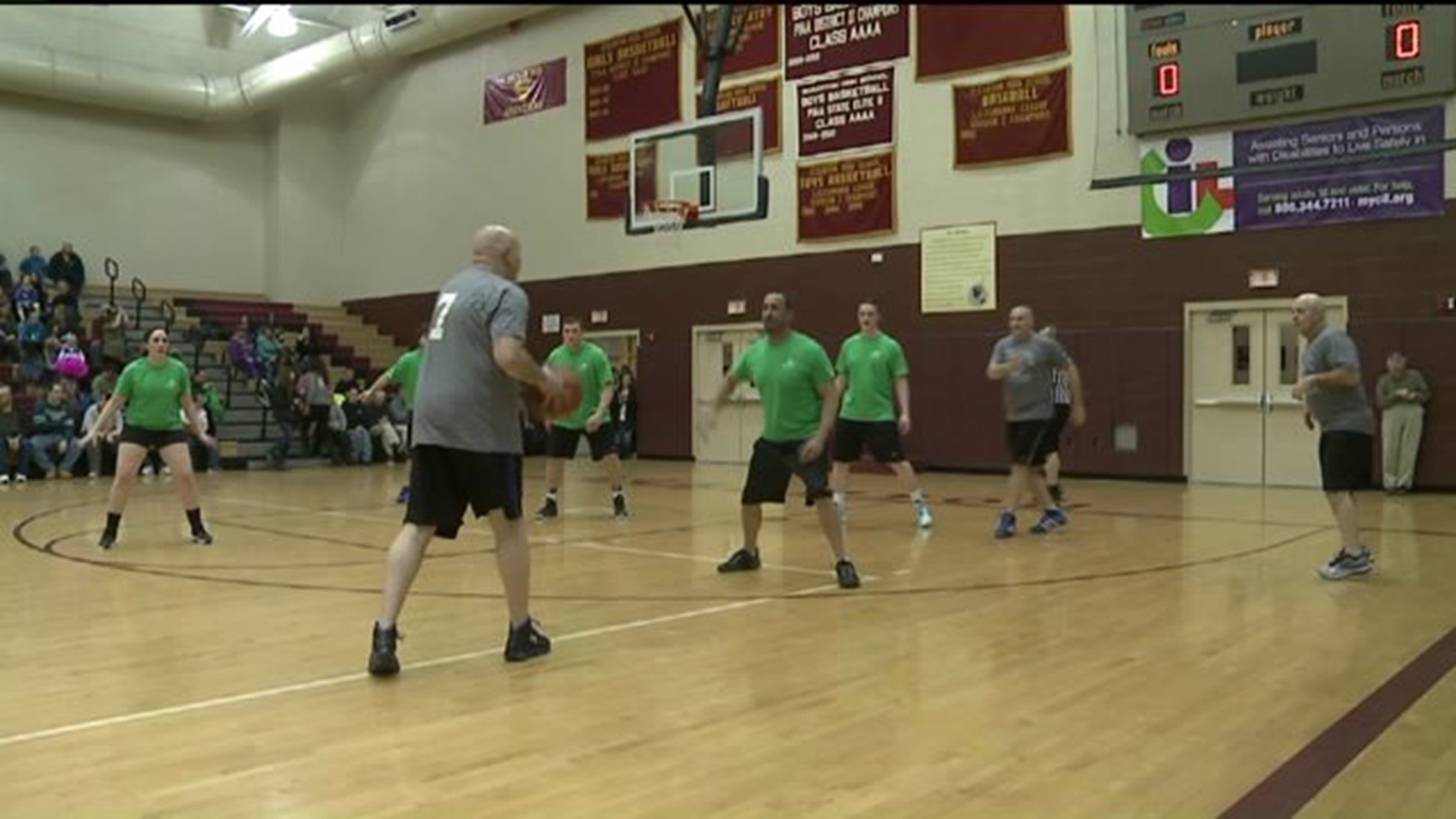 Scranton Police Take on Arc Nor`easters in Charity Hoops Game
