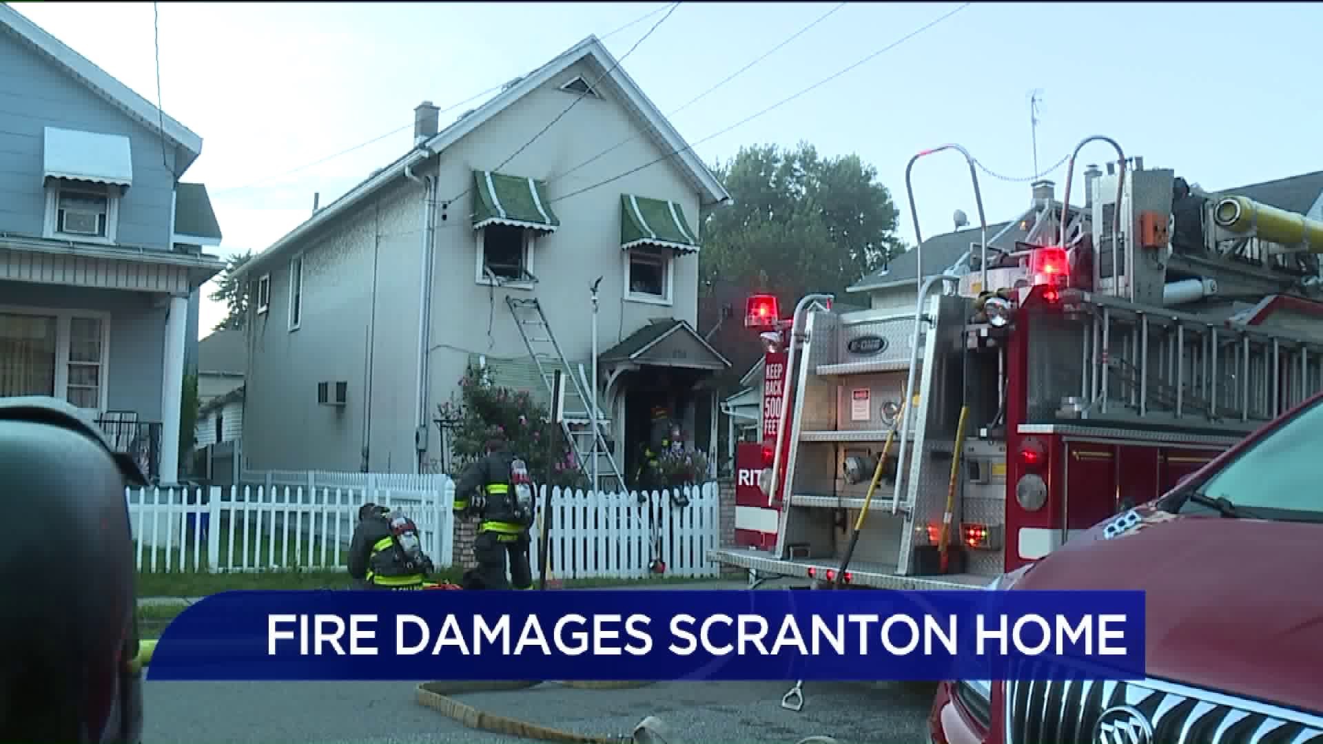 Fire Damages Scranton Home