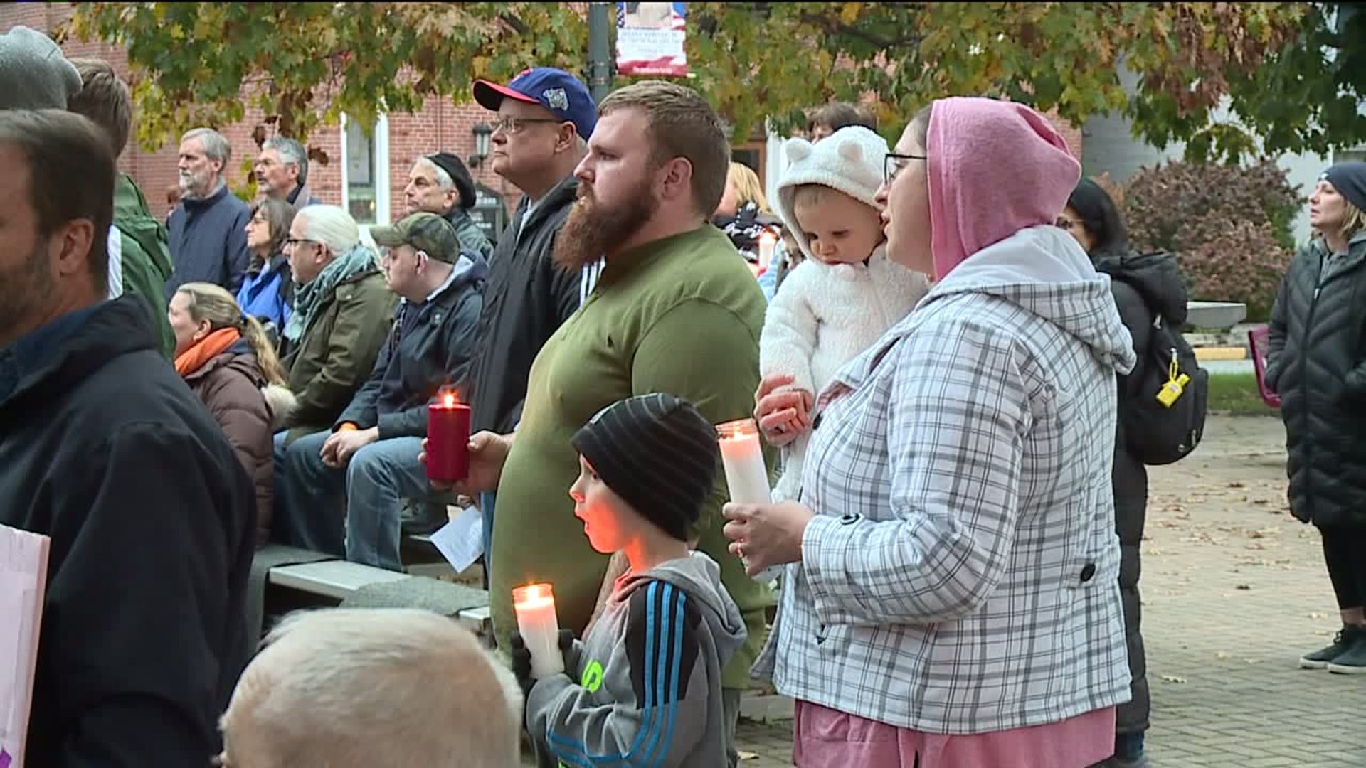 Vigil in Sunbury for Victims of Pittsburgh Synagogue Shooting