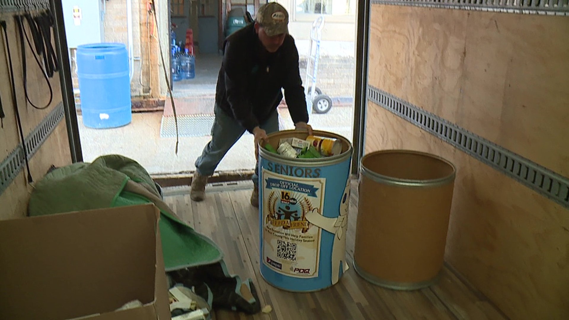 WNEP's Feed a Friend campaign is nearing its end, and crews have begun collecting all the donations folks have dropped at locations in our area.