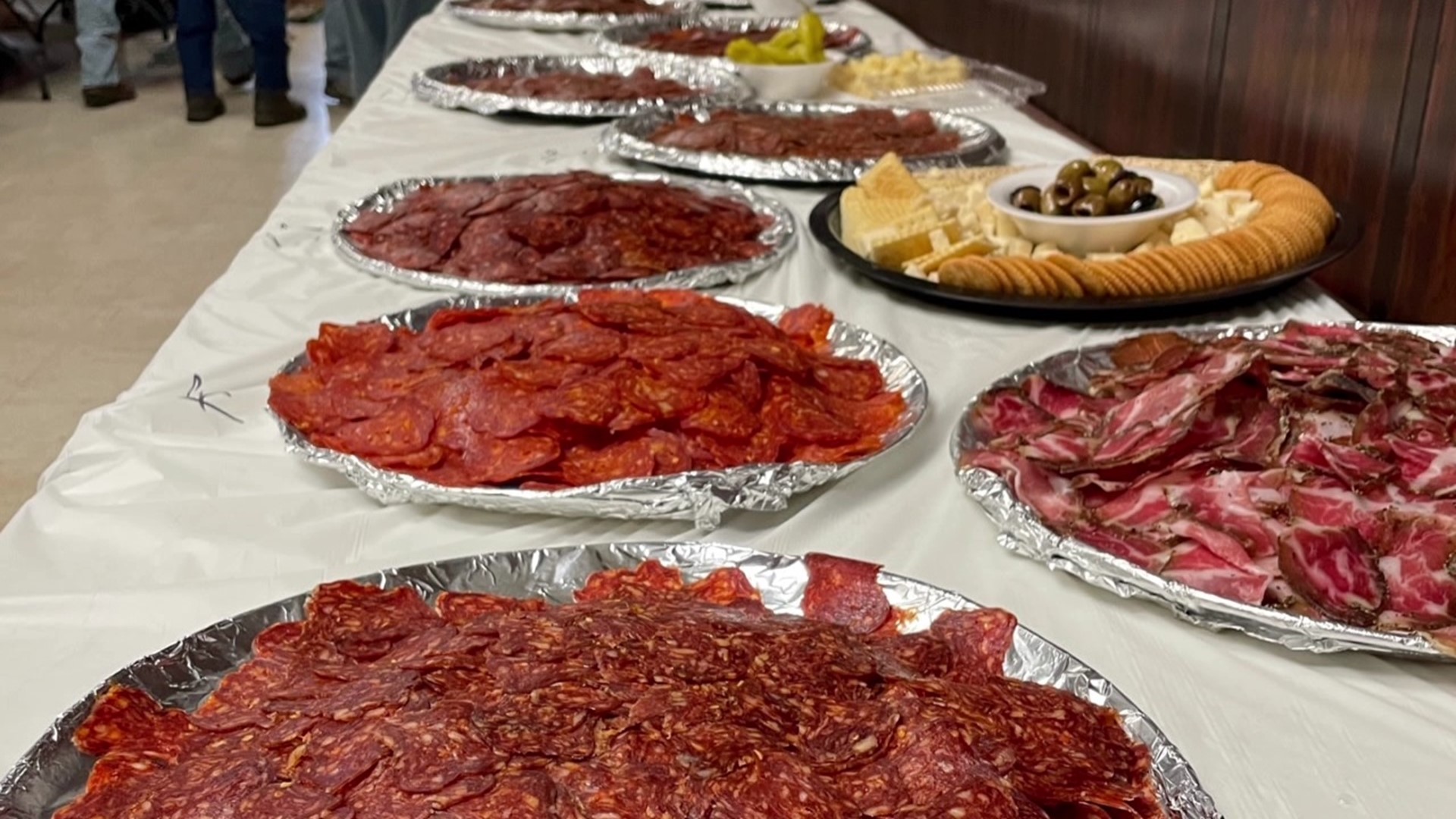 Twenty-five people submitted their cured meats for judging.