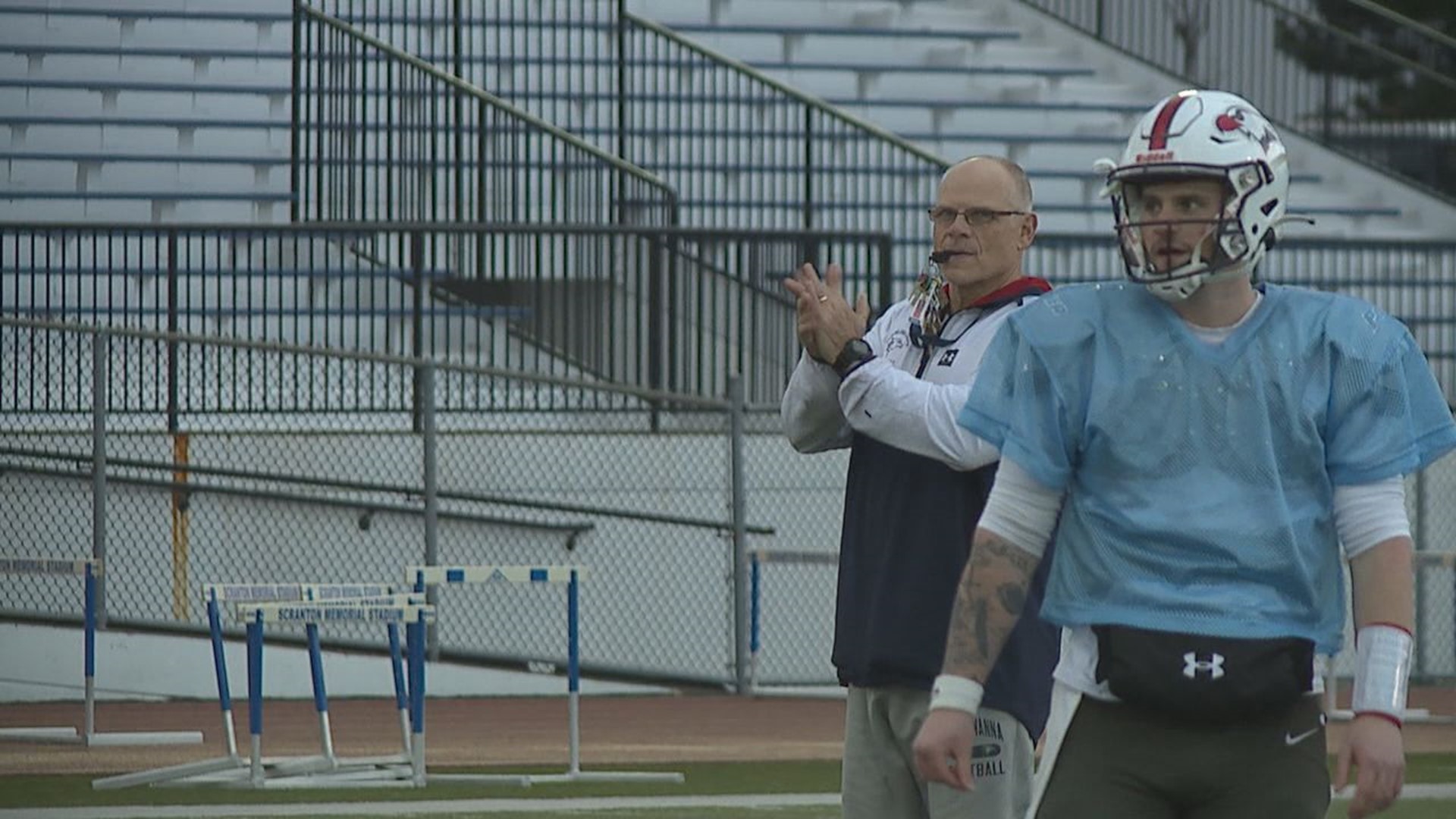 Falcons Prepare for Spring Football Game