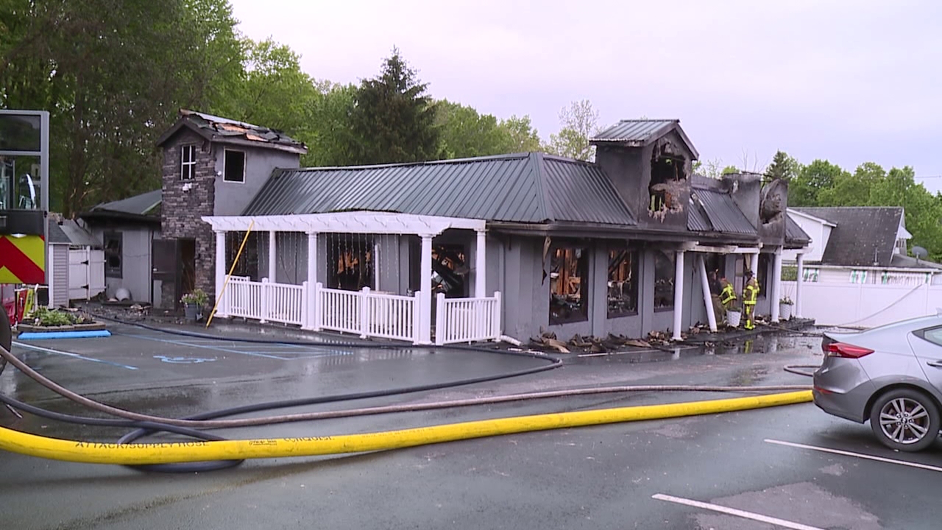 Adelina's Restaurant & Pizzeria in Wright Township was destroyed in an early morning blaze.