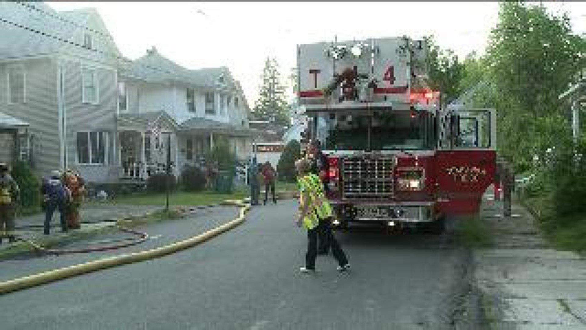 Fire Crews Keep Fire from Destroying Home
