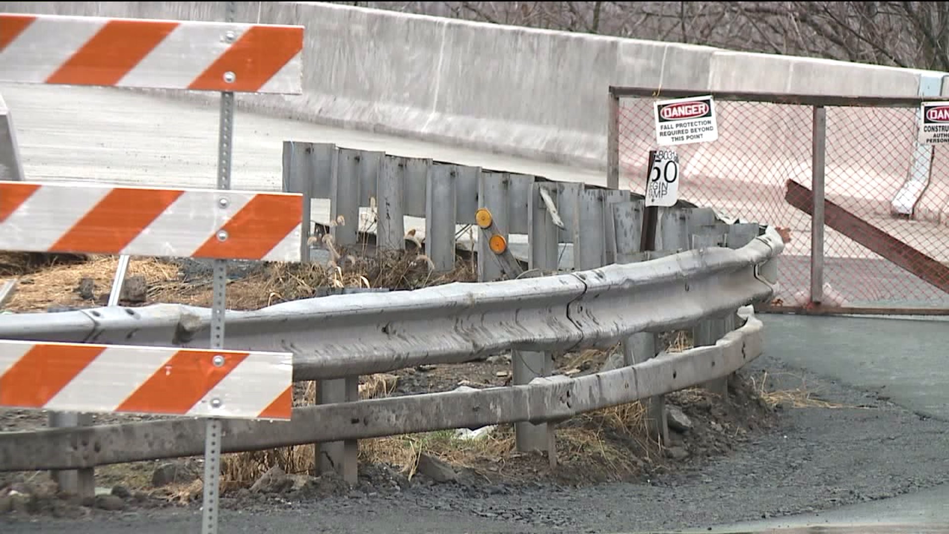 Work on Ramp in Luzerne County Ahead of Schedule