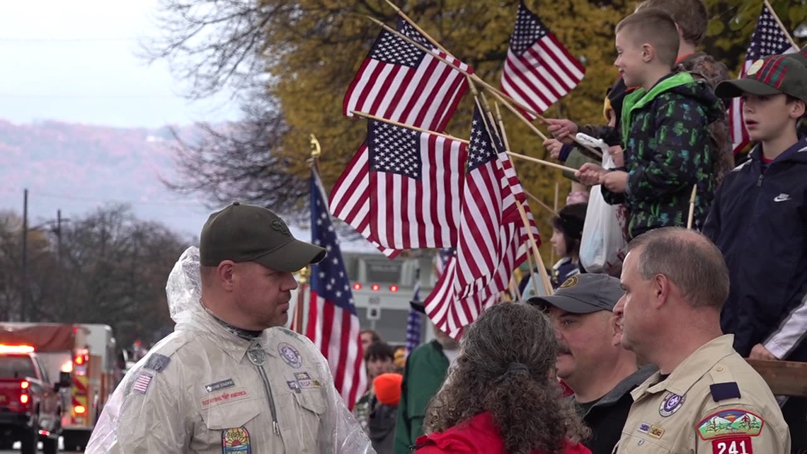 Wyoming Valley Veterans Day parade marches on without active troops